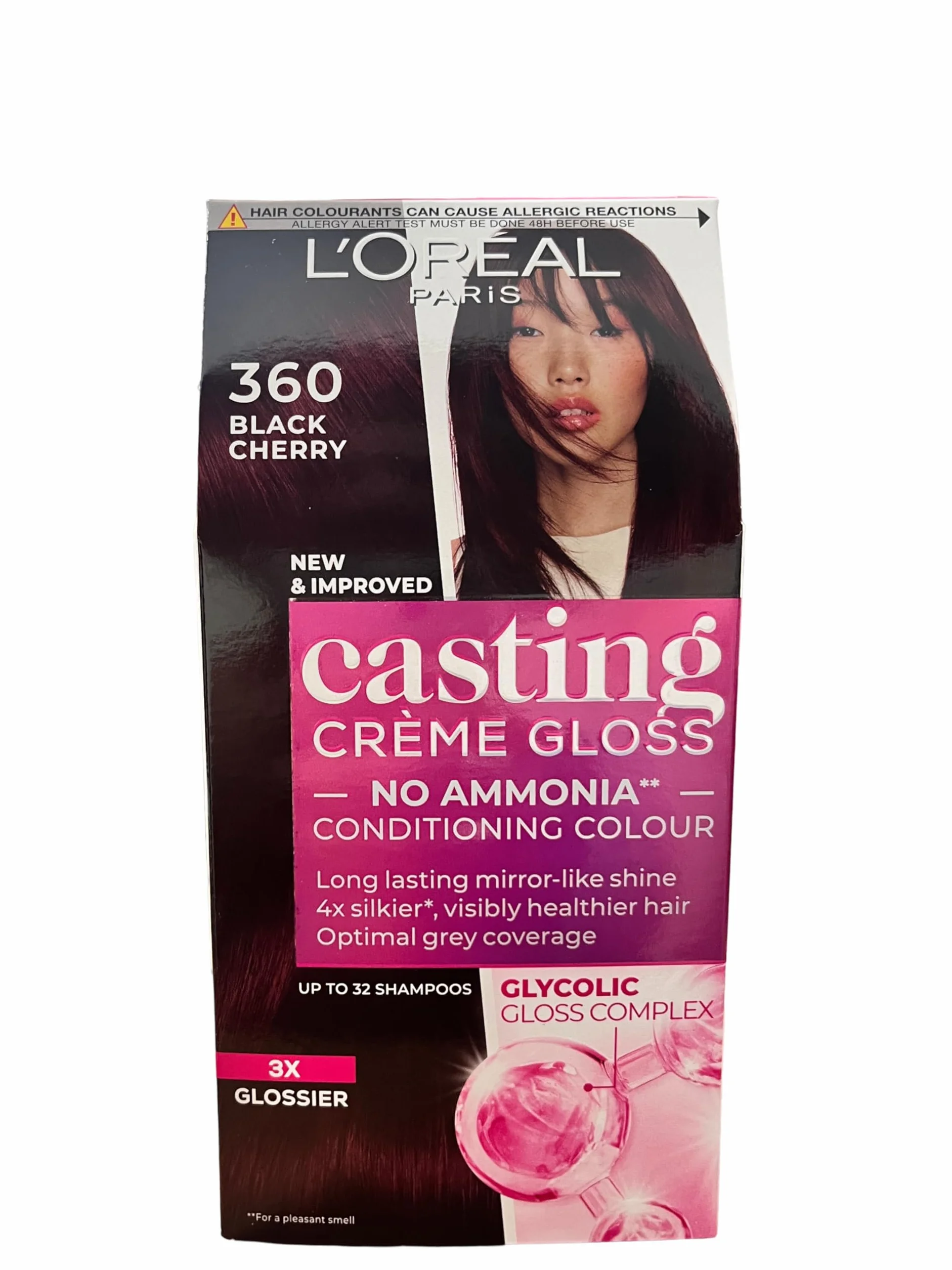 L'Oréal Paris Casting Crème Gloss Conditioning Colour 360 Black Cherry Lot de 3