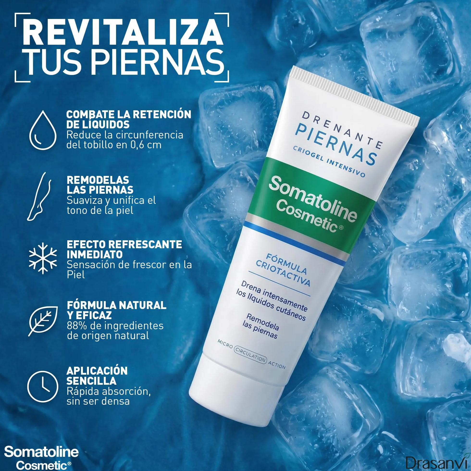Somatoline Cosmetic - Gel Minceur Drainant Jambes - 200ml