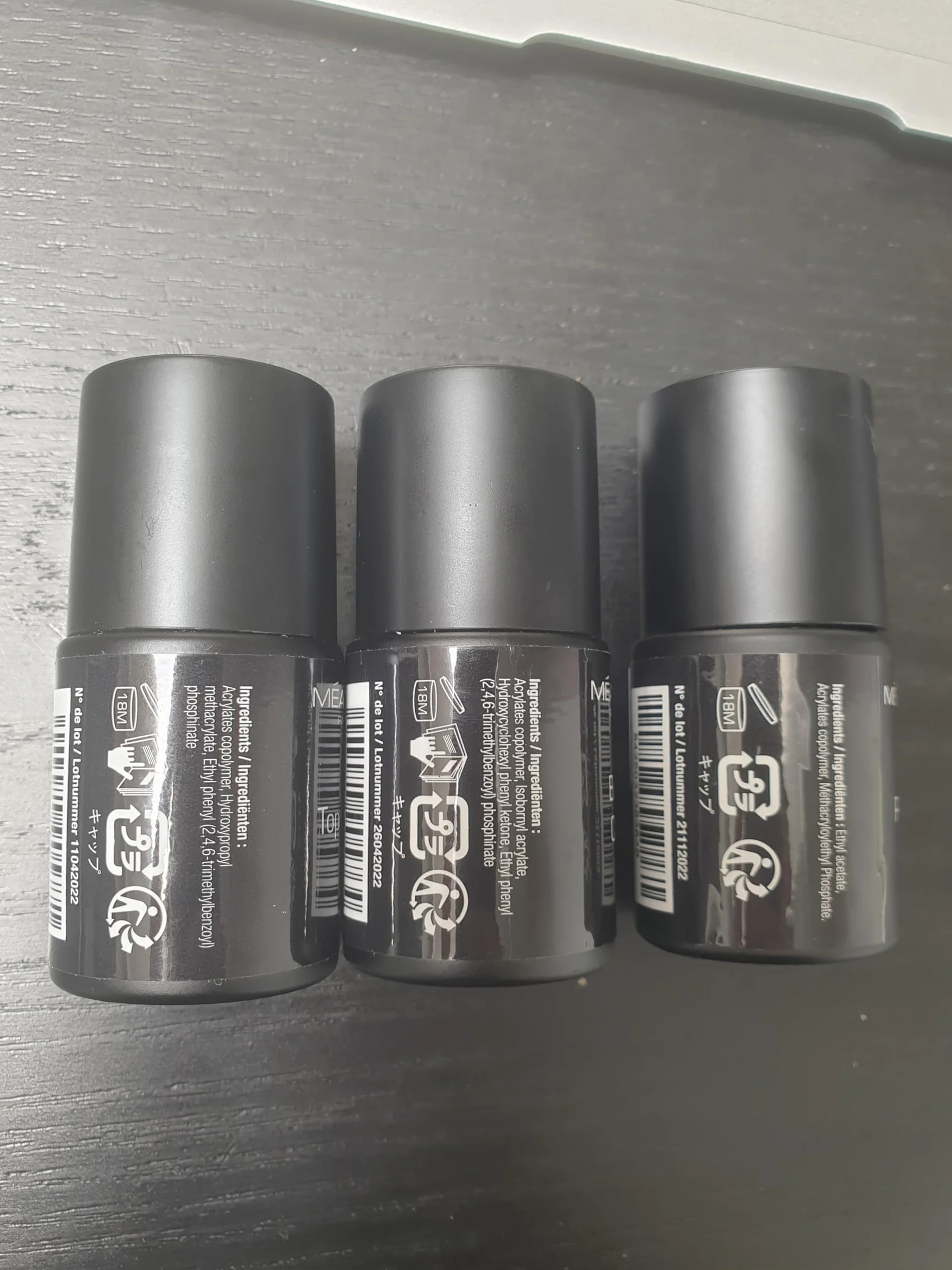 MEANAIL Paris Kit Recharge Manucure Vernis Semi Permanent Accessoires Pose et Dépose Préparation des Ongles Base Top Coat Primer Cruelty Free Vegan