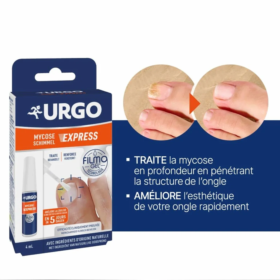 Urgo Filmogel Mycose Express Traitement Mycose Ongle 4 ml