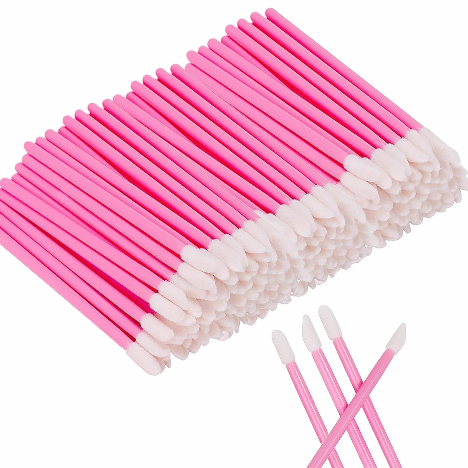 Pinceaux Lèvre Jetables 200 Pièces Applicateur de Rouge à Lèvres