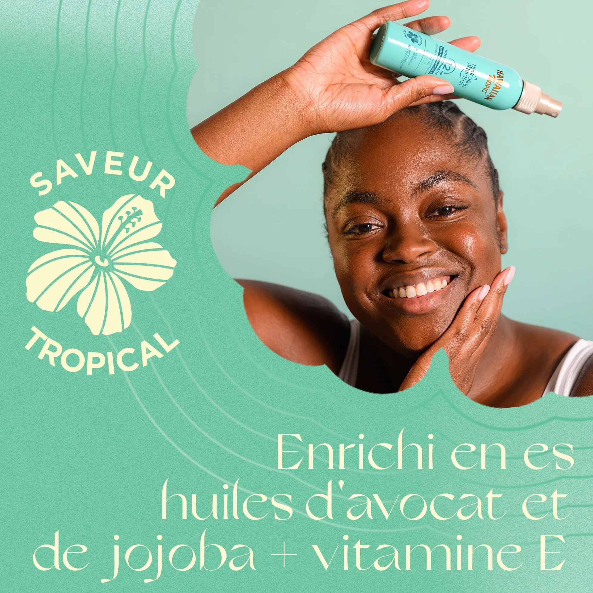 HAWAIIAN TROPIC Huile Nourrissante Après-Soleil 150 ml Hydratante Absorption Rapide Huiles d'Avocat Jojoba Résistante à l'Eau Végan