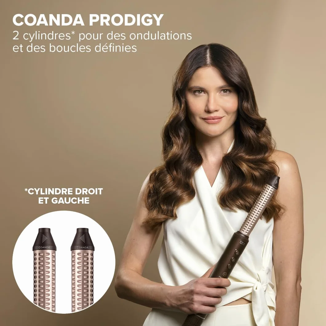 Bellissima Brosse Soufflante Styler Prodigy 1200W - Technologie Coanda - Boucles, Ondulations, Volume - 3 Températures - 6 Accessoires