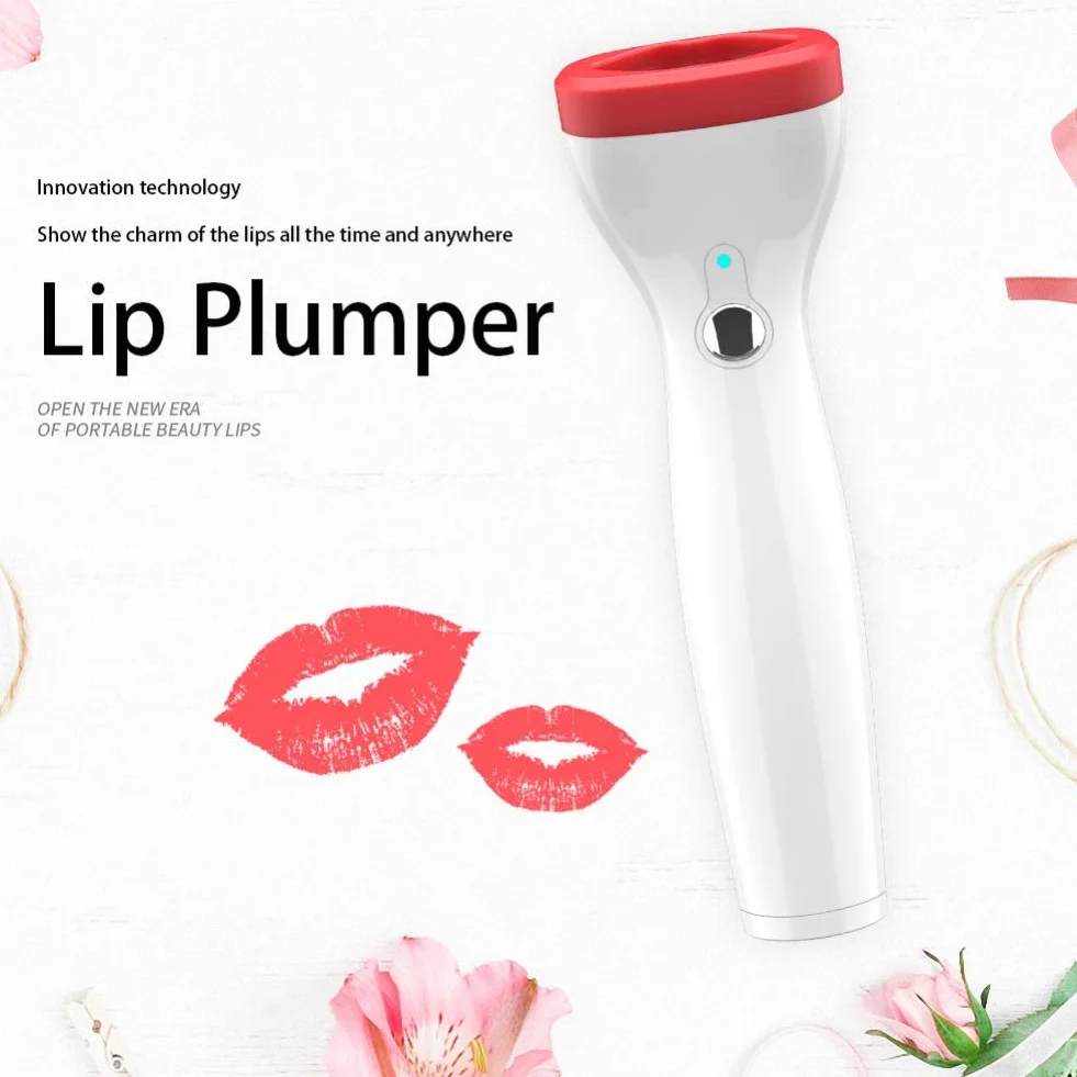 Lips Enhancer Lip Pump Plumper Lèvres électriques Agrandir Pompe à lèvres Sexy Enhancer pour lèvres Plus pulpeuse