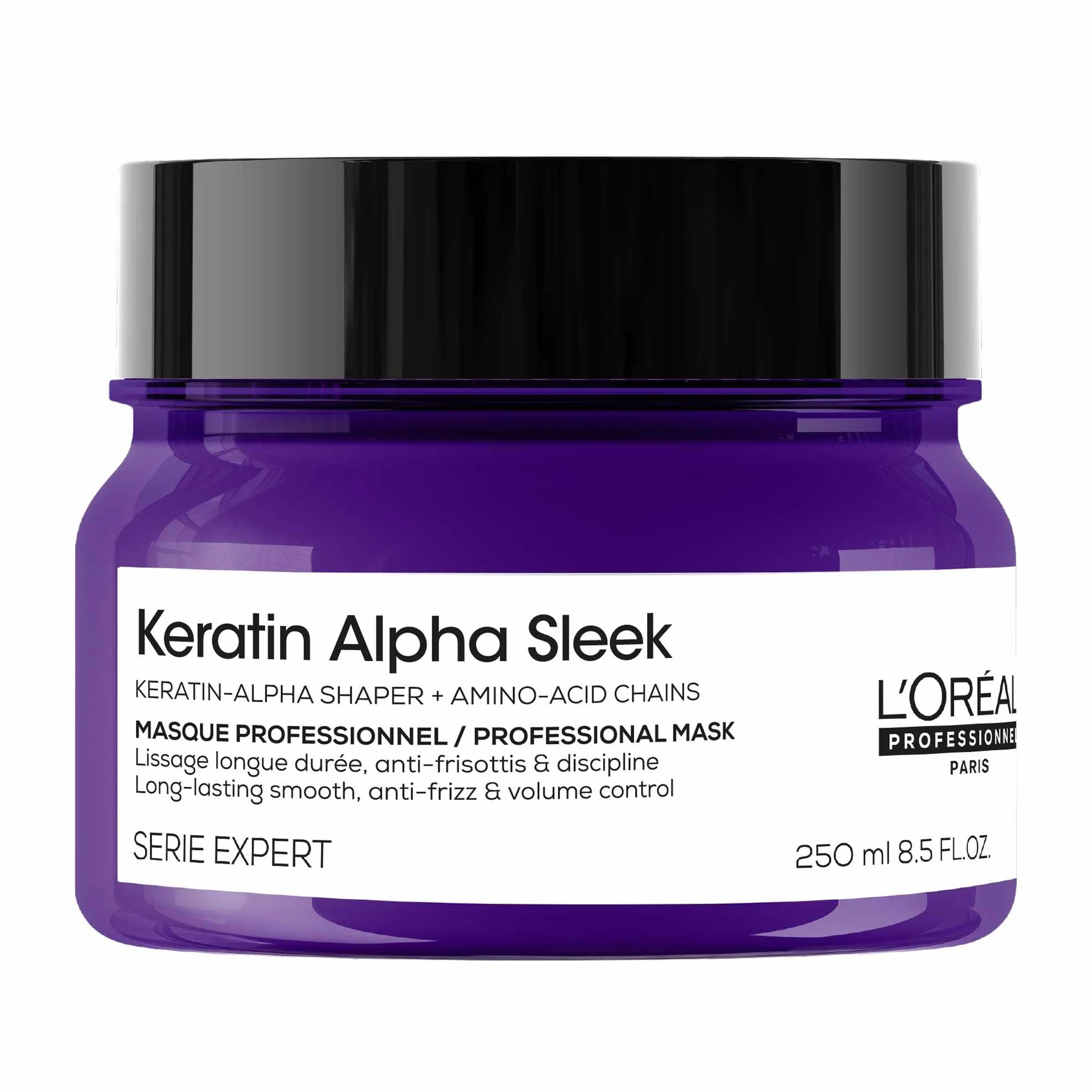 L'OREAL PROFESSIONNEL Masque Cheveux Disciplinant Keratin Alpha Sleek 250 ml