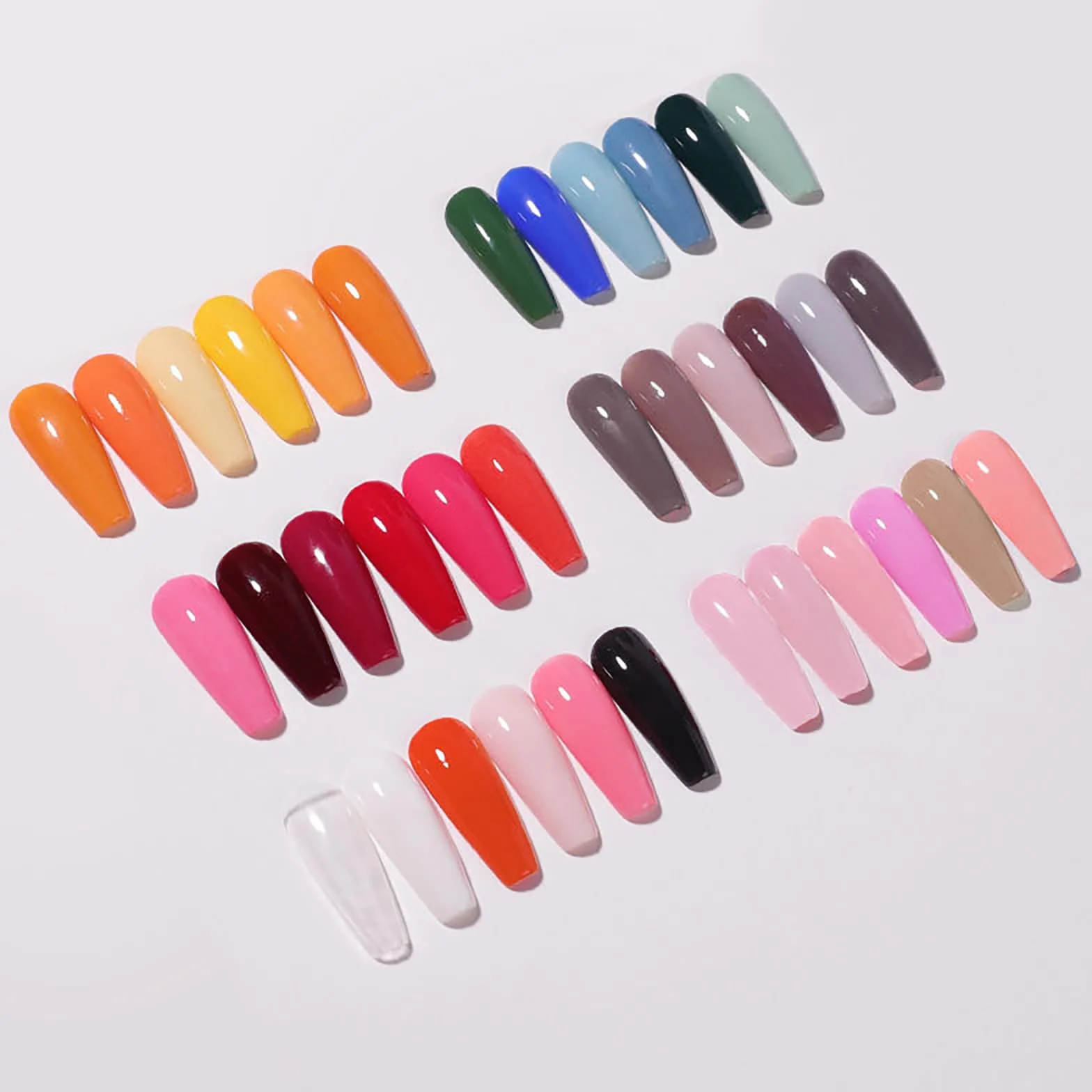 RoseFlower Dipping Powder Nails Kit 6 Couleur Nue Poudre Ongle Rouge Violet Base Top Coat Ensemble Français