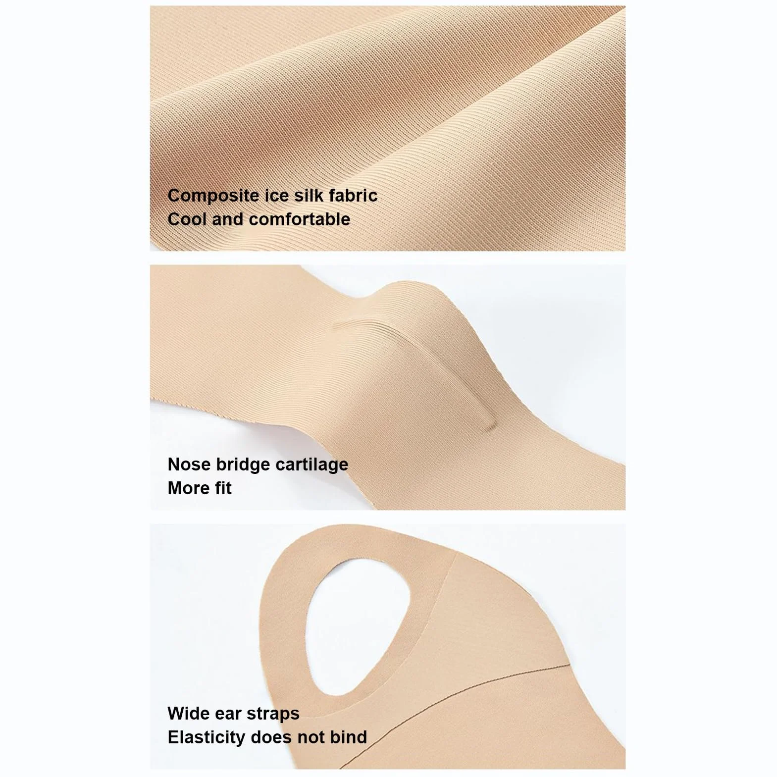 Masque de protection solaire anti-UV pour le nez – Bloque les UV pour activités extérieures