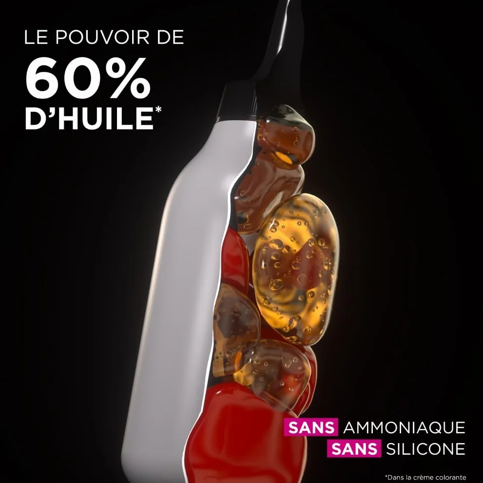 Garnier Olia Coloration Permanente Marron Glacé 4.15 Sans Ammoniaque Huiles Naturelles