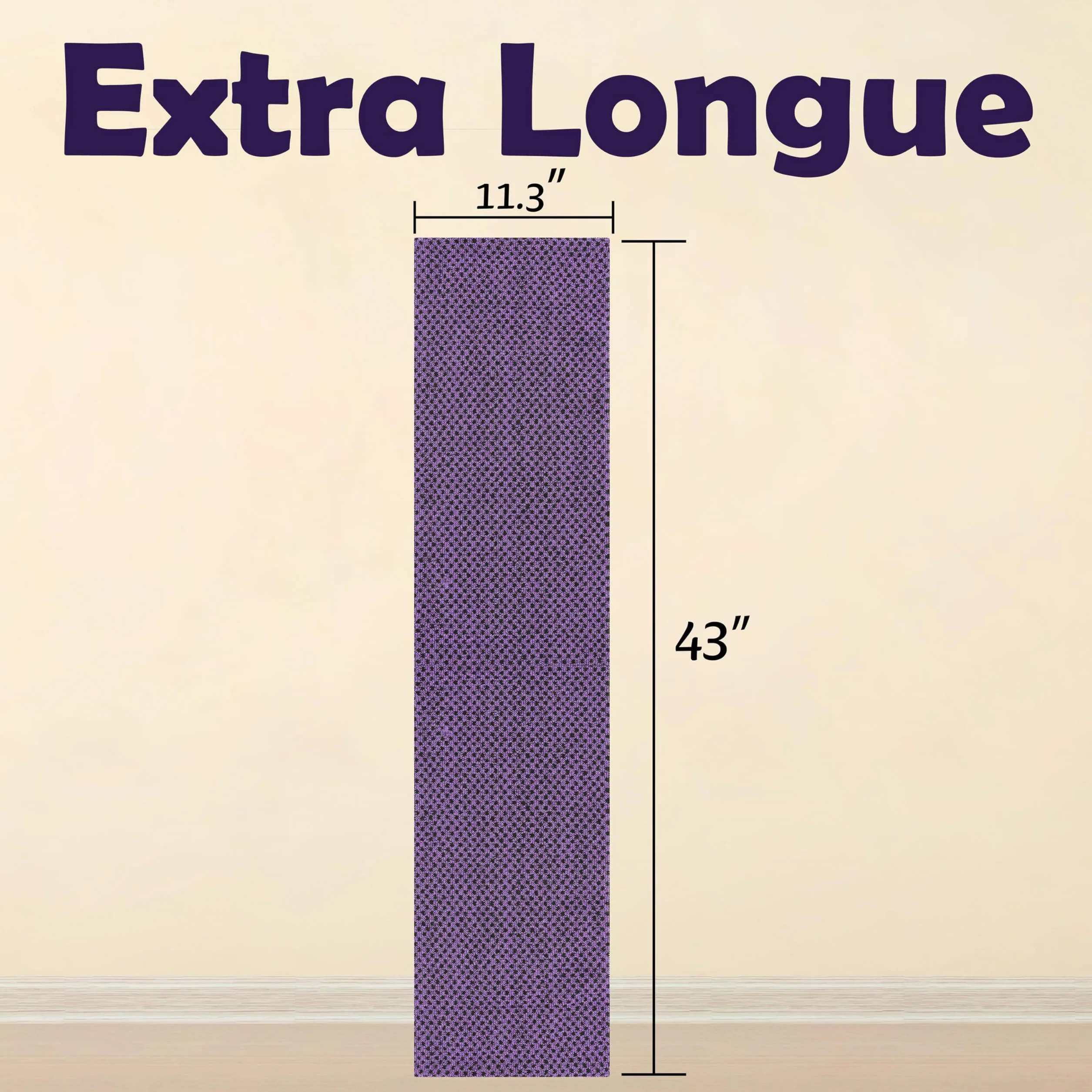 myHomeBody Extra longue Exfoliant Chiffon de lavage Brosse à corps Serviette exfoliante 3D Texture Obsidian and Raisin Dots Ensemble de 2