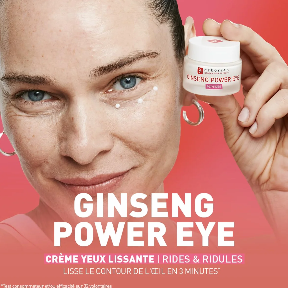 Erborian Ginseng Power Eye Crème Contour des Yeux Lissante Anti-Âge 15 ml
