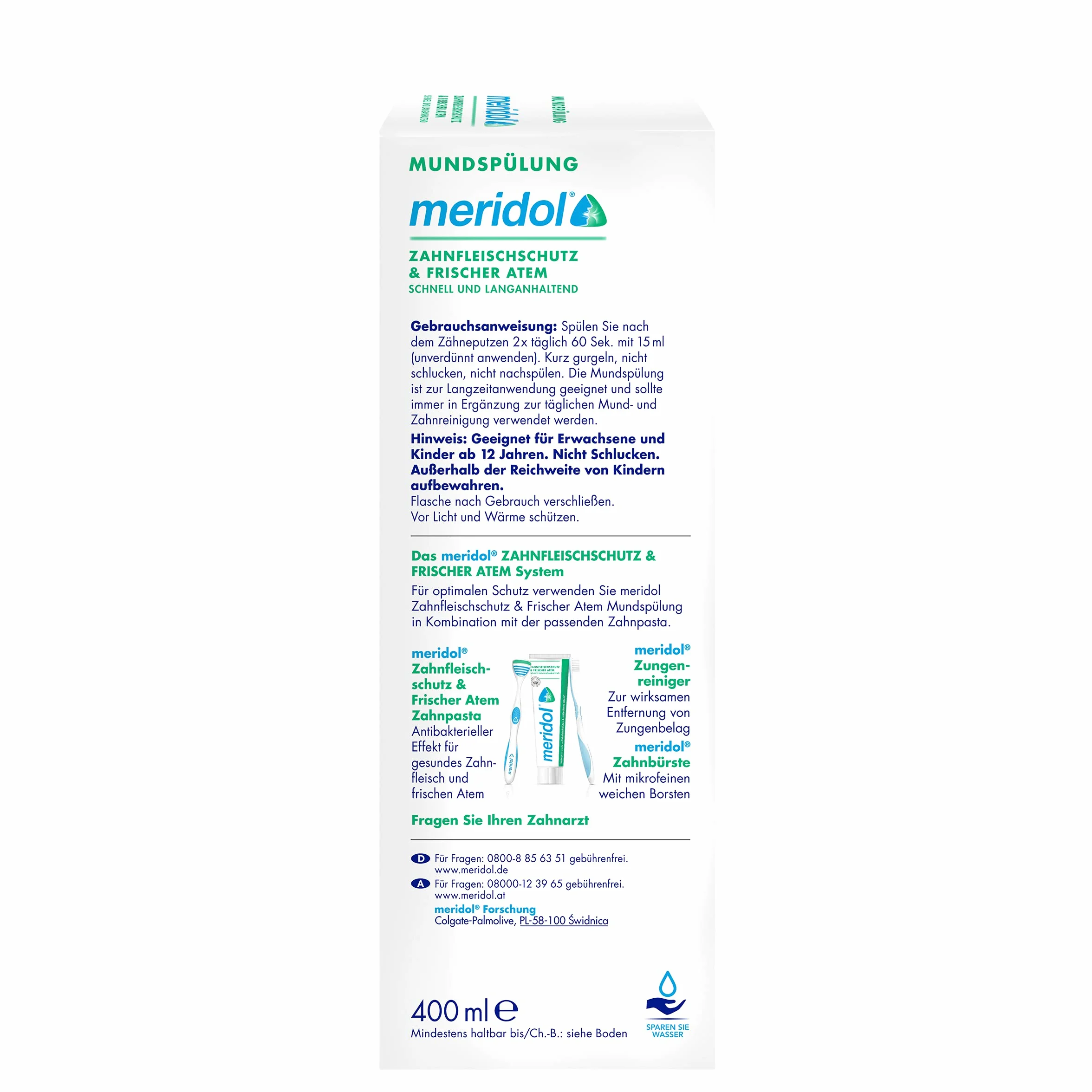 meridol SICHERER ATEM Mundspülung 400 ml