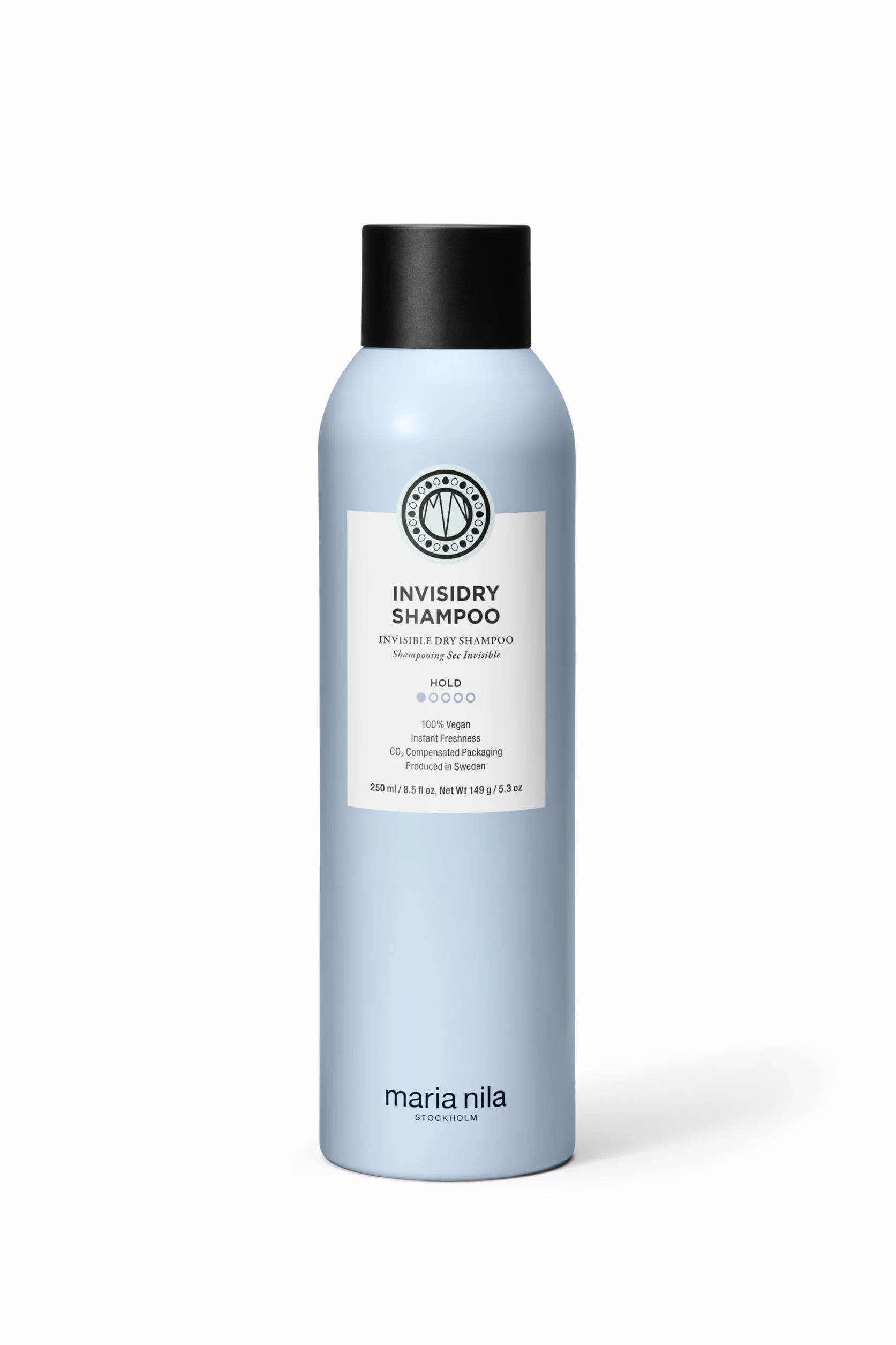 Maria Nila Invisidry Shampoing Sec, Rafraîchit les Cheveux et le Cuir Chevelu, Ne Laisse Aucun Résidu, 100% Végan & Sans Sulfate/Parabène
