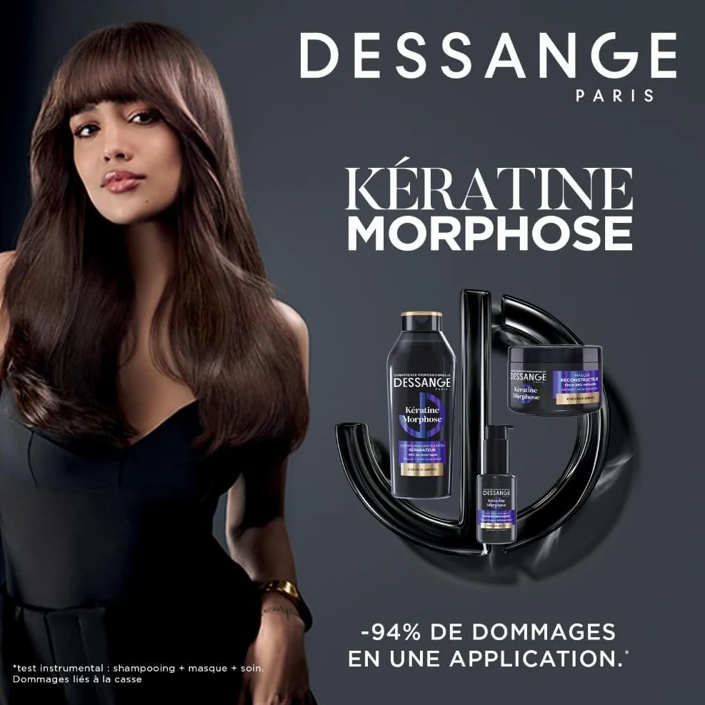 DESSANGE Masque Cheveux Reconstructeur Kératine Morphose 280ml