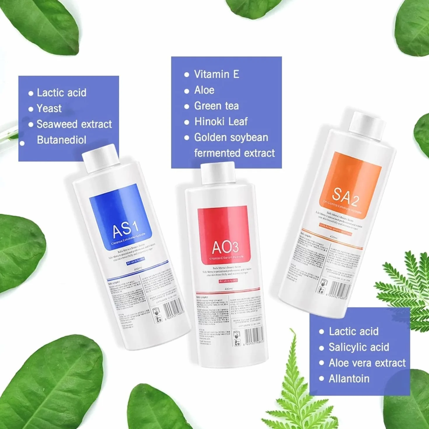 Aqua Peel Solution 400ml Soins de la Peau Faciale Nettoyant Hydratant