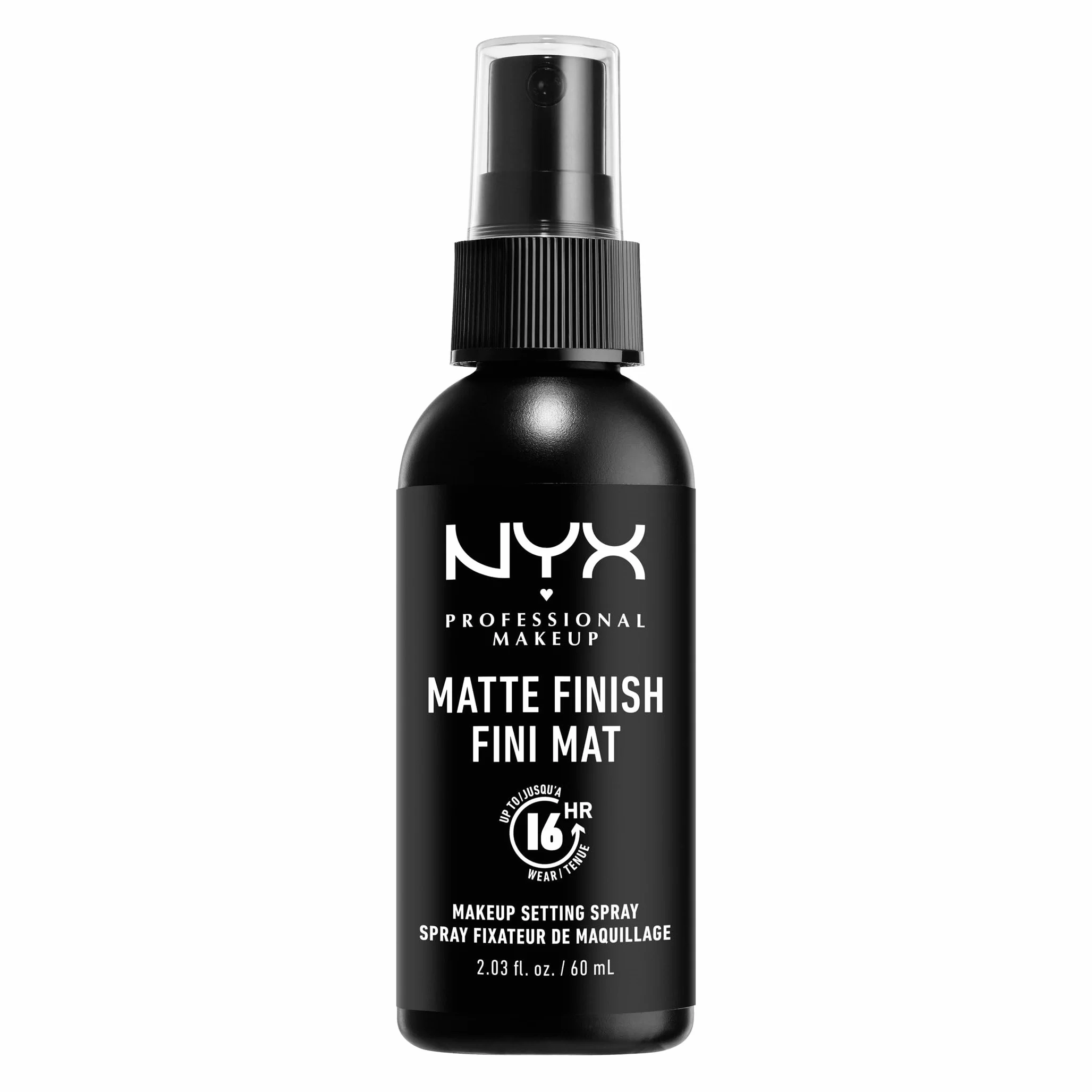 NYX Professional Makeup Setting Spray Mate Finish, Spray de Finition, Tenue Longue Durée, Fini Mat, Formule Vegan