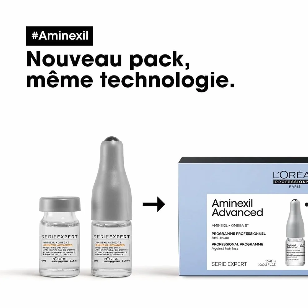 L'Oréal Professionnel SERIE EXPERT Cure Anti-Chute Cheveux Clairsemés Redensifiant Stimulant Aminexil Advanced