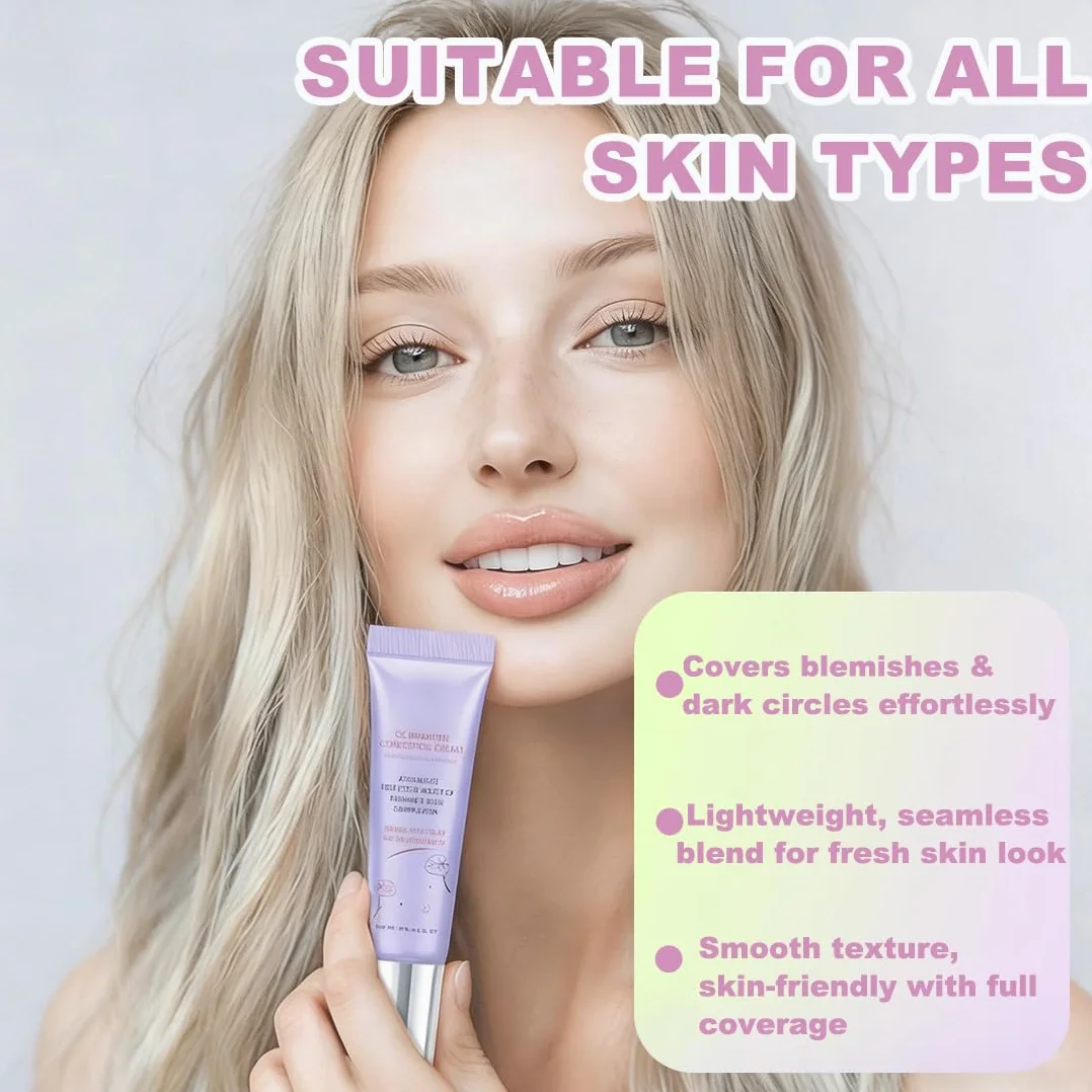 CC Crème Centella Asiatica Crème teintée visage 15 ml x 2 Correctrice Pinceau fond de teint