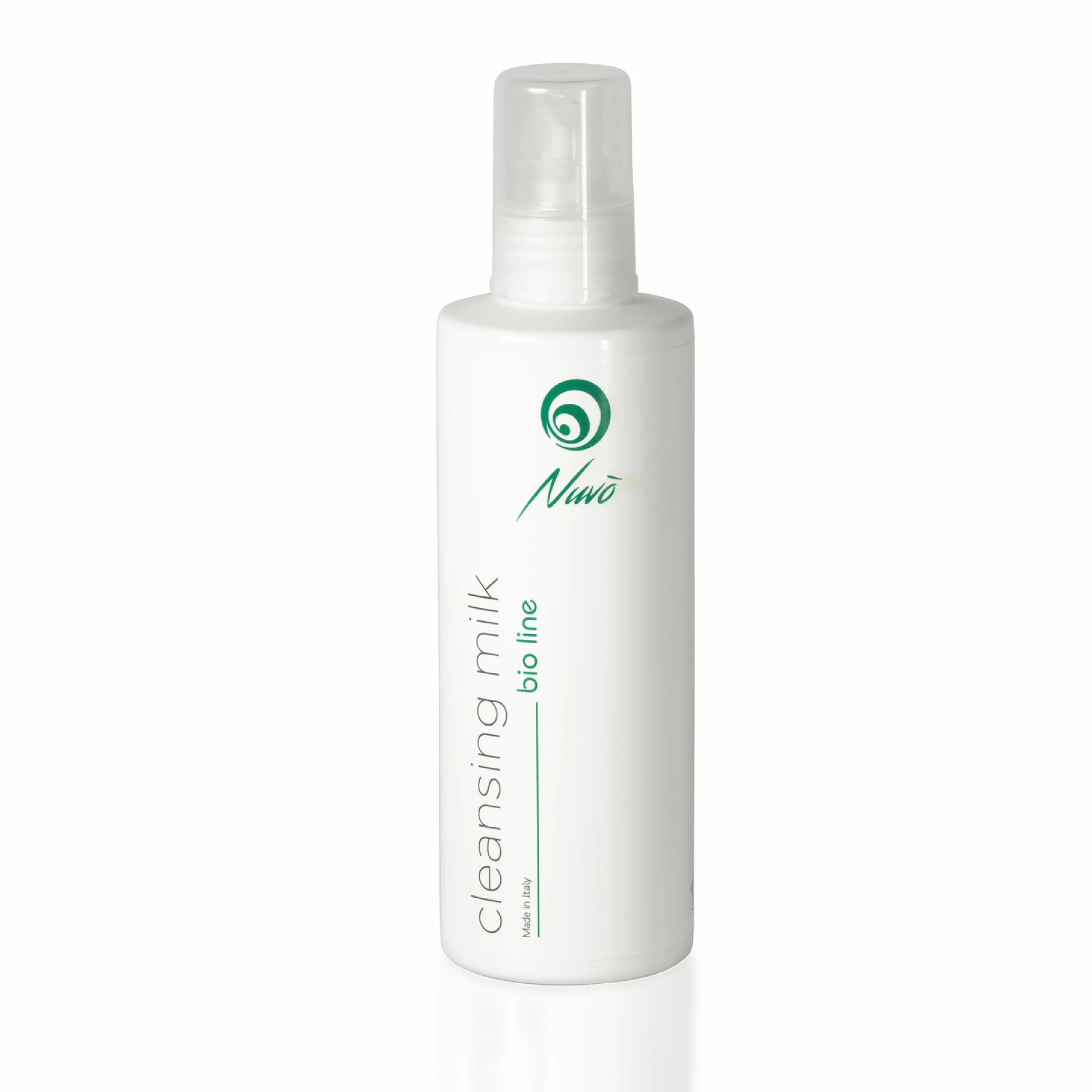 Nuvo' - Lait Nettoyant Visage à la Bave d Escargot, Acide Hyaluronique, Élimine les Impuretés Sans Dessécher la Peau, Formulation Délicate pour un Nettoyage Quotidien, Made in Italy, 200 ml