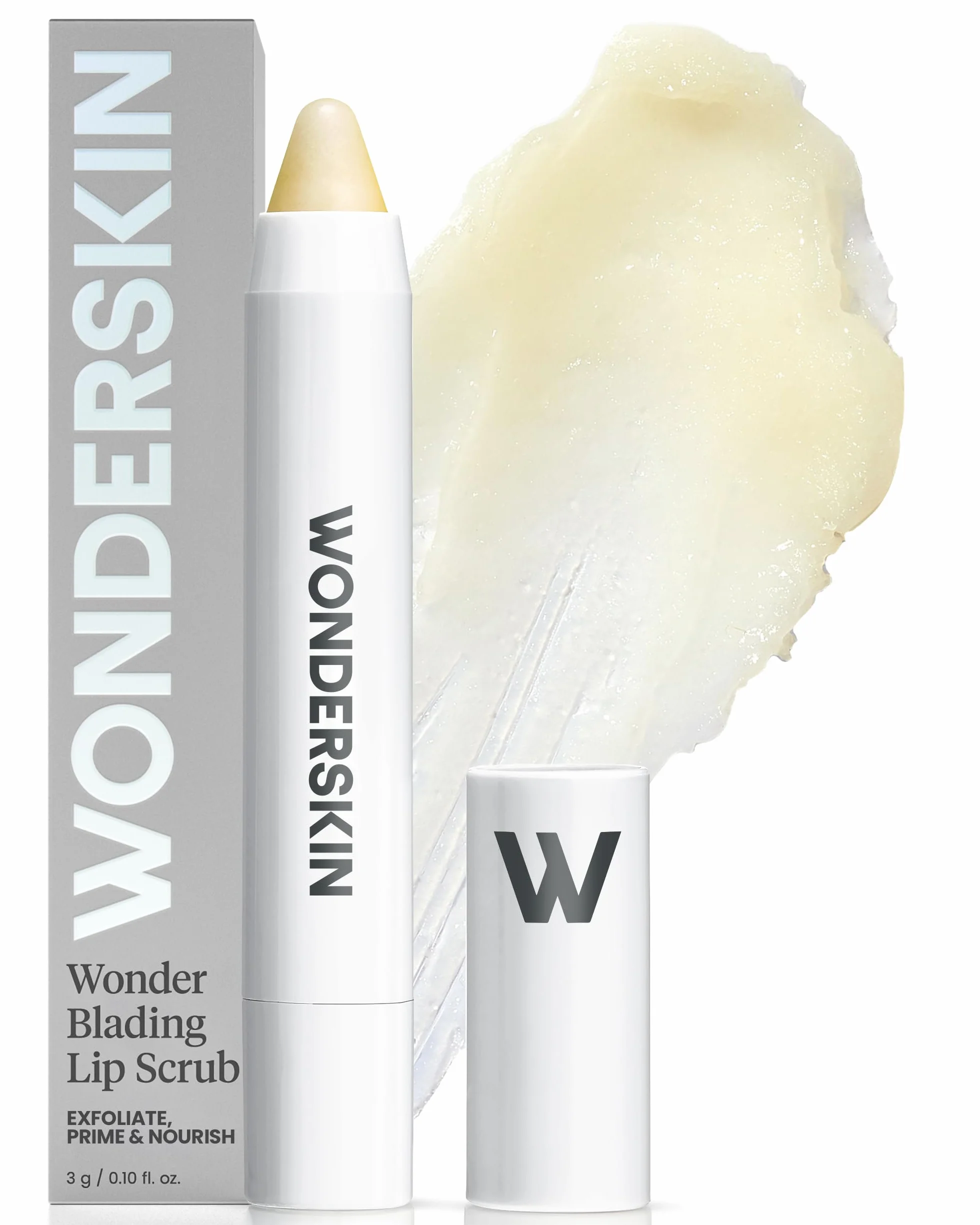 Wonderskin Baume Hydratant Lèvres 3 En 1 Exfoliant 0,10 Oz