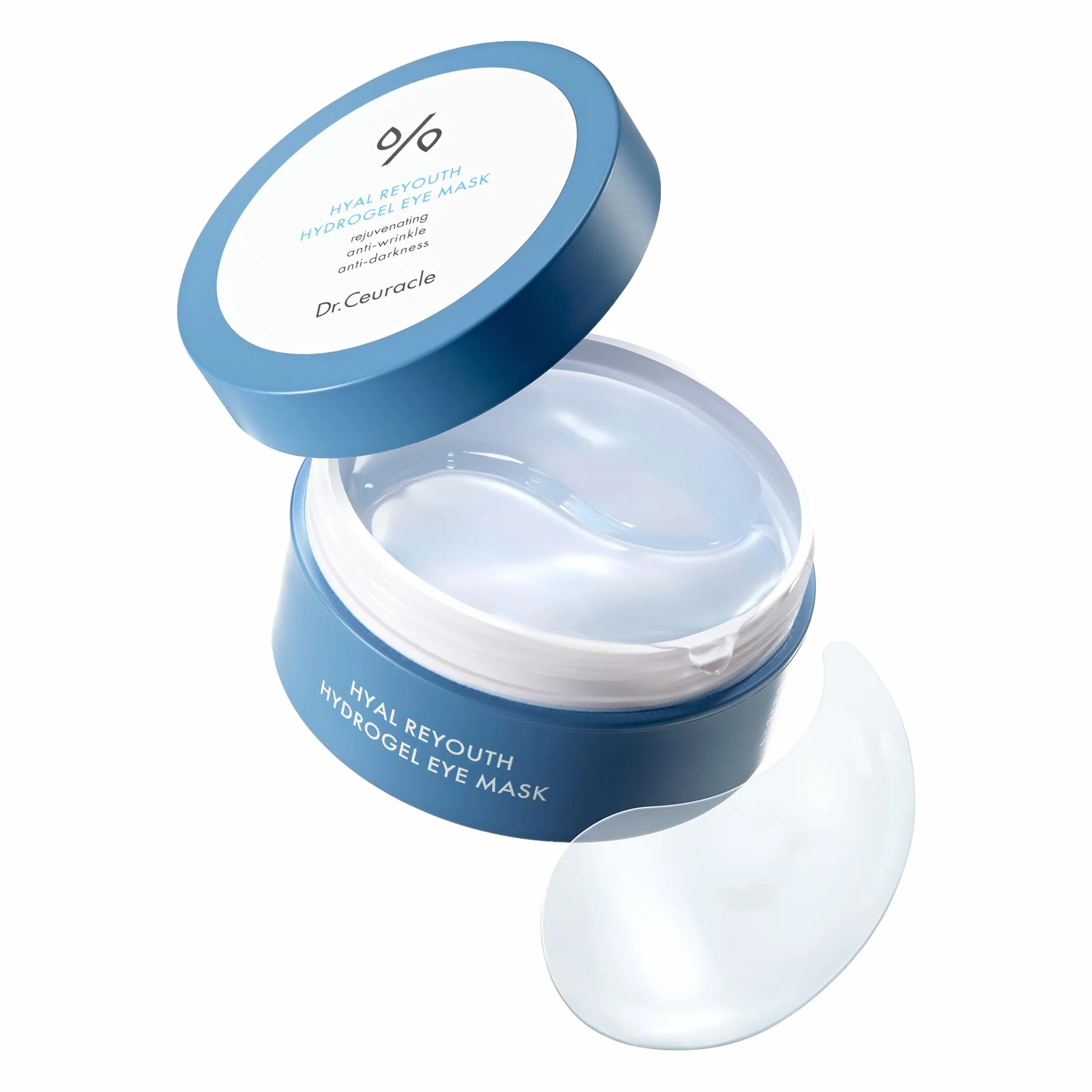 Dr.Ceuracle Hyal Reyouth Lot de 60 patchs coréens sous les yeux pour revitaliser, soin des rides, éclat et raffermissement