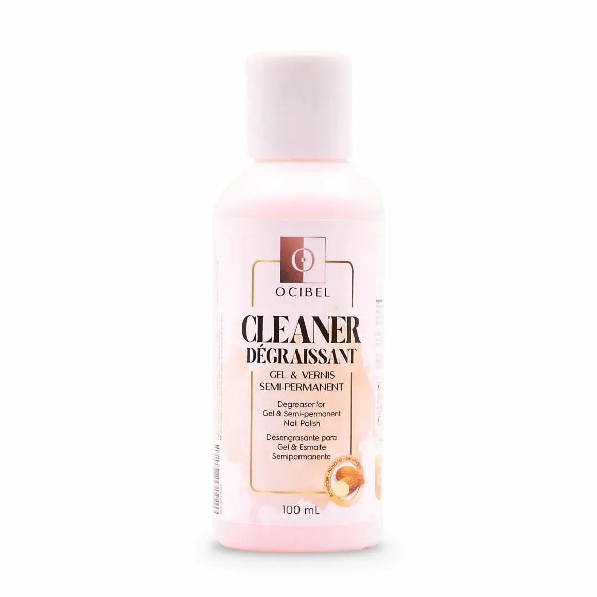 Dégraissant Gel Semi-Permanent Cleaner Ongles Amande 100 ml