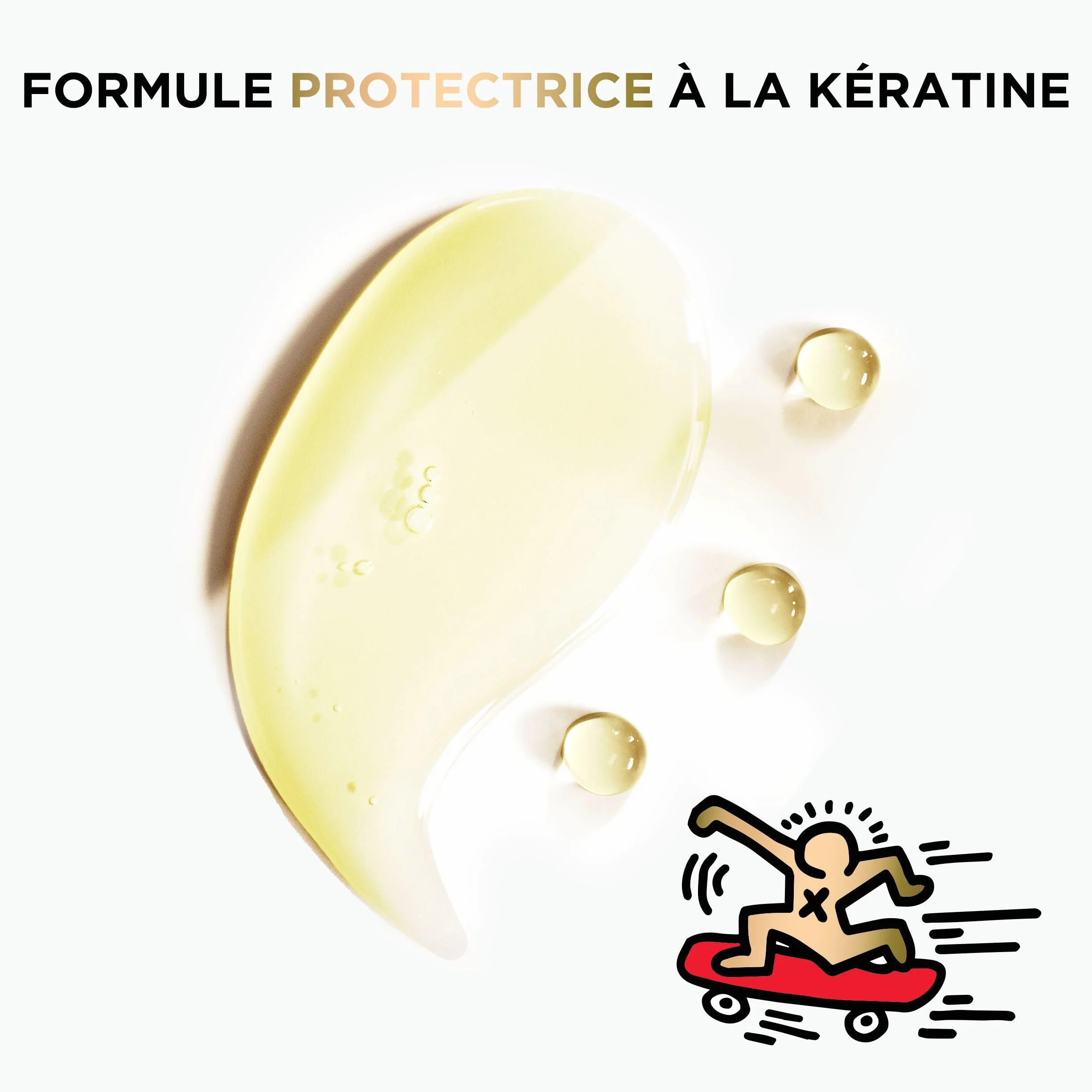 Pantene Pro-V x Keith Haring Art Collection Repair & Protect Keratin Protect Huile Capillaire 100ml Réparation Intense Cheveux Secs Abîmés