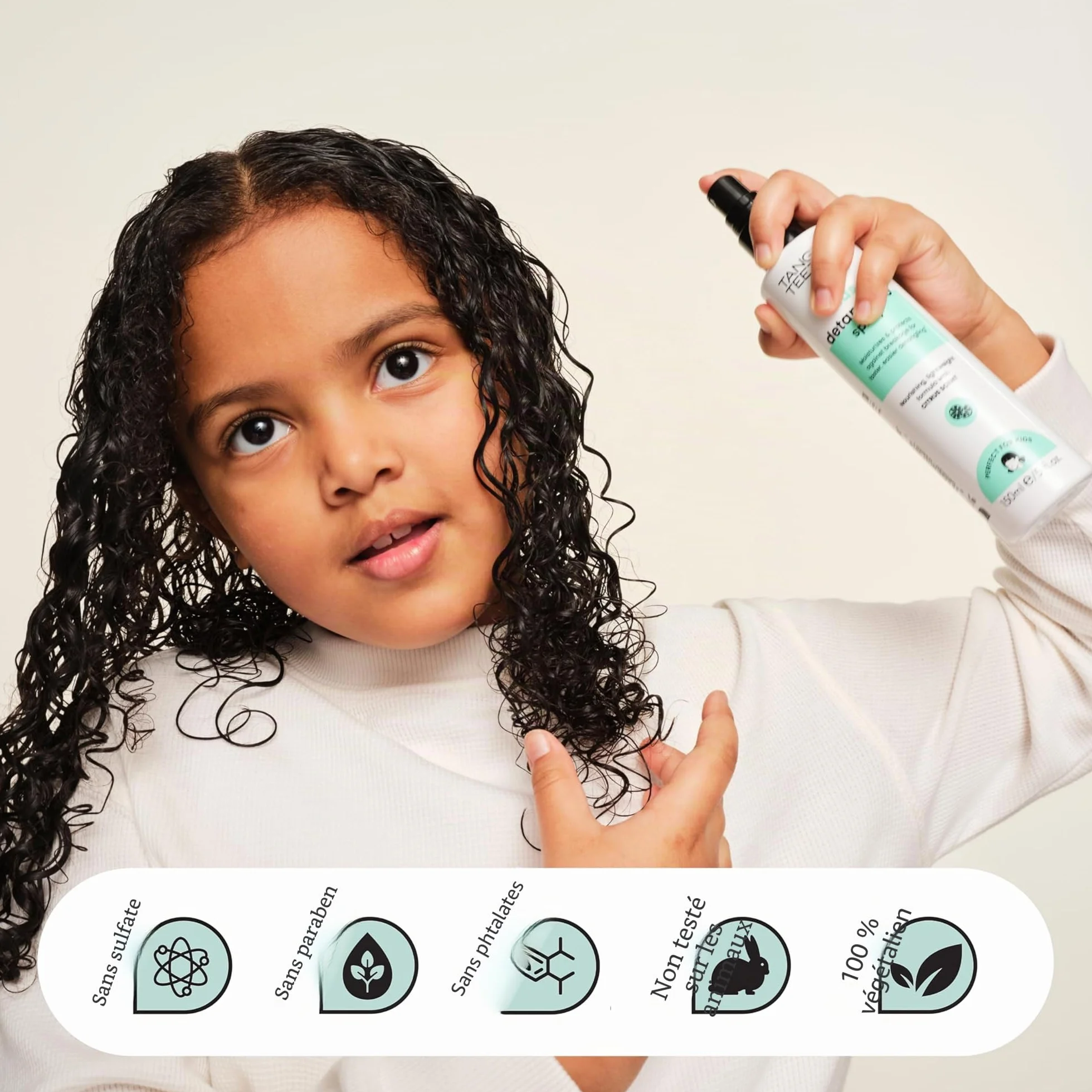 Tangle Teezer Spray Démêlant Enfant Parfum Agrumes, Démêle Efficacement, Végane Sans Cruauté