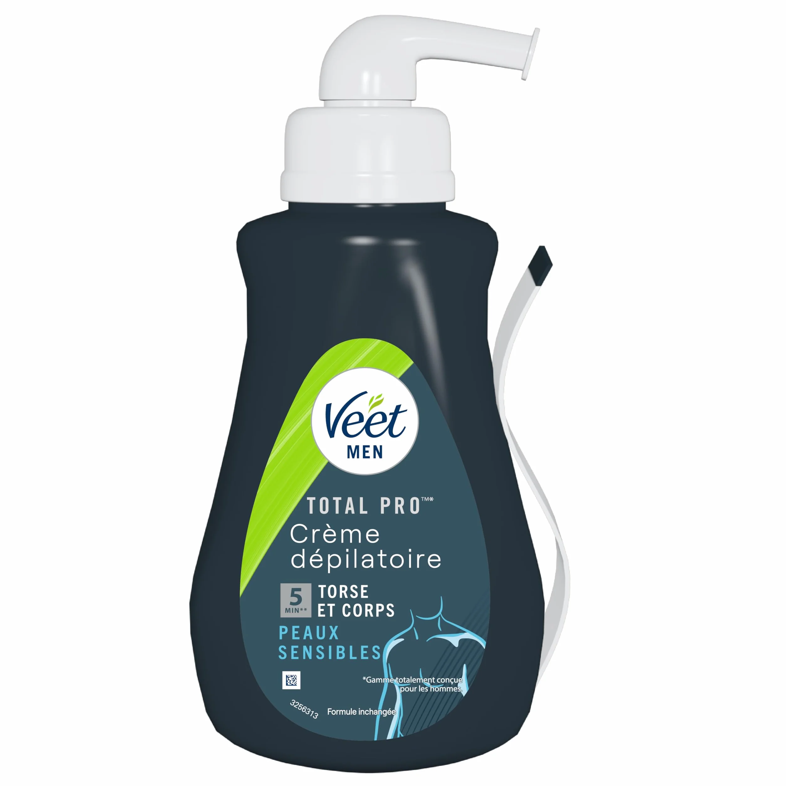 Veet Men Crème Dépilatoire Homme Peaux Sensibles 400 ml