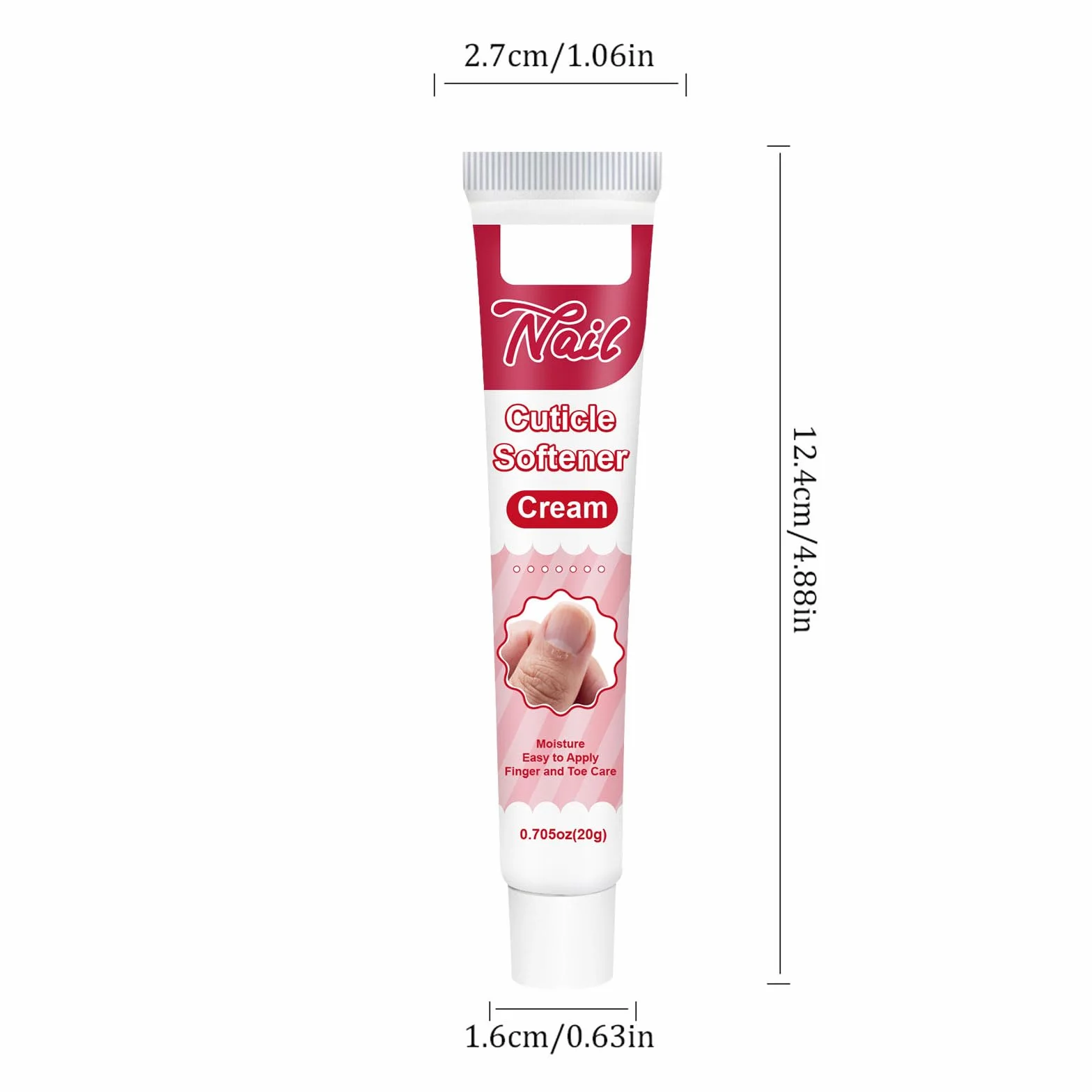 Crème hydratante professionnelle pour cuticules sèches, peaux rugueuses, élimine peaux mortes, lot de 2