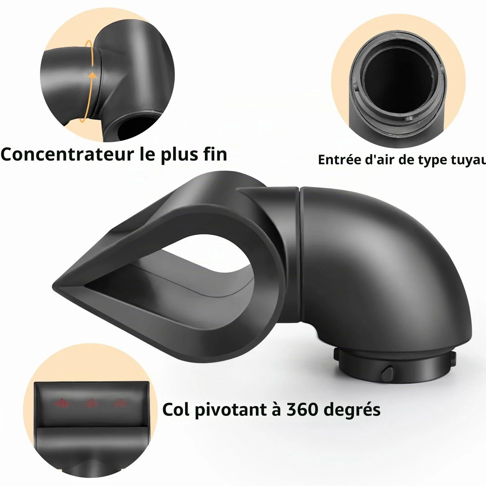 Buse de précision pour Dyson Airwrap HS01/HS05 styling lame concentrateur