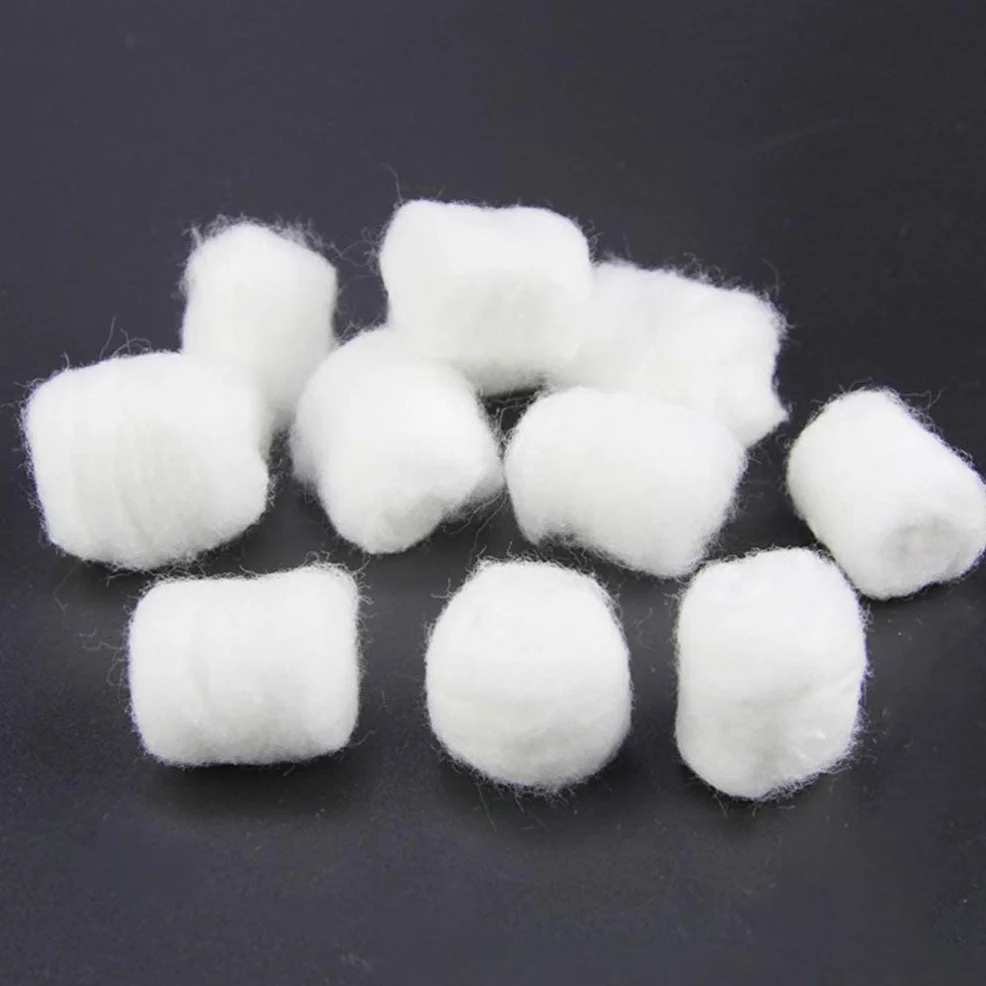 Boules de coton démaquillantes 300pcs pour usage domestique salon de beauté