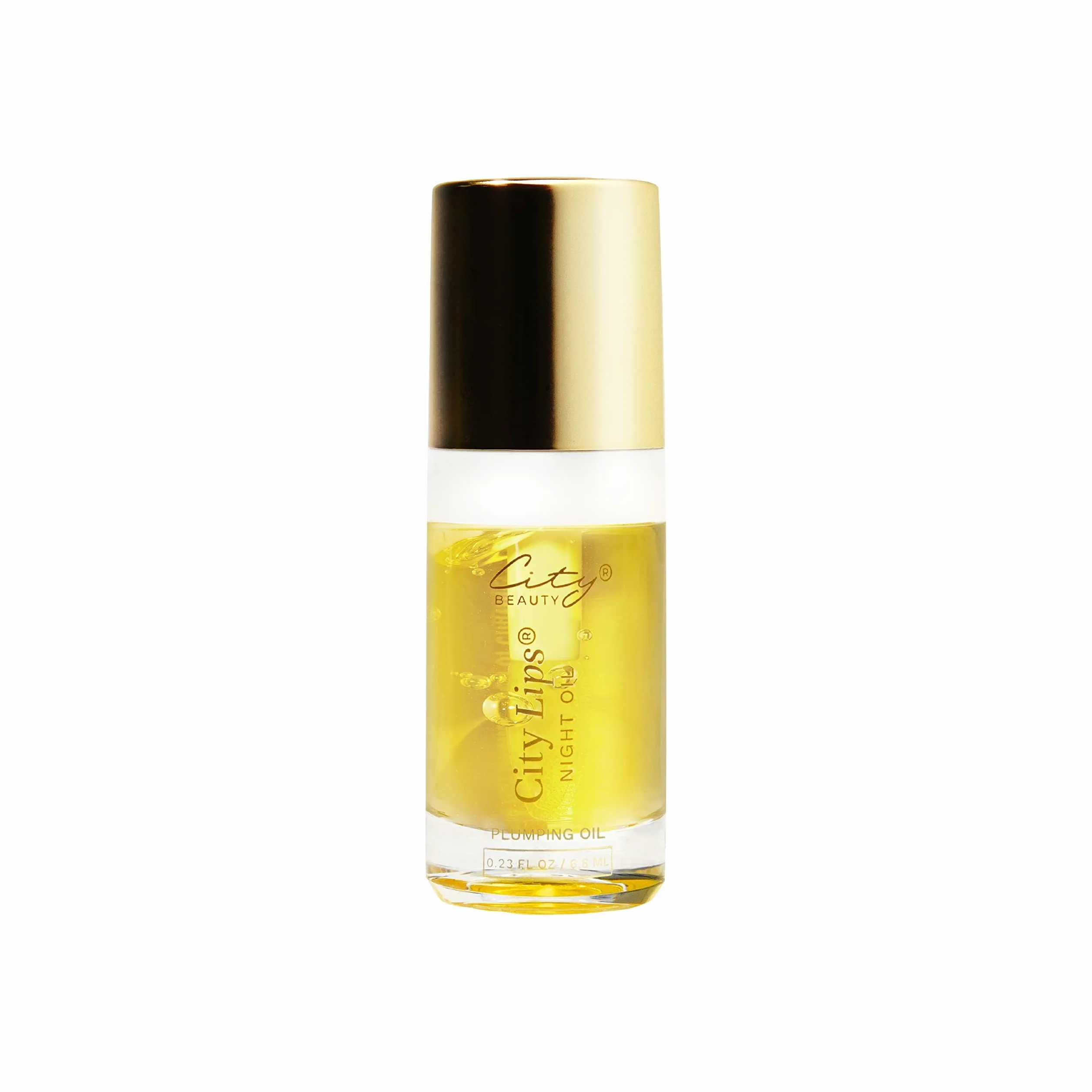 City Beauty City Lips Night Oil - Repulpe, hydrate et régénère pendant la nuit - Soin anti-âge pour les lèvres - Huile nourrissante pour les lèvres à l'acide hyaluronique et aux extraits végétaux