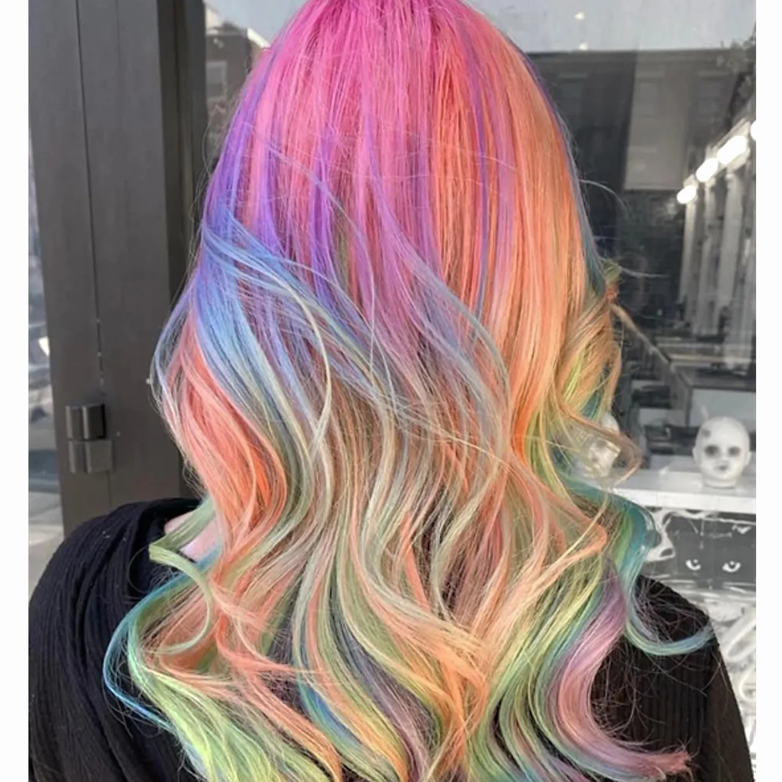 Craie Capillaire Lavable 10 Couleurs Peigne à Cheveux Teinture Temporaire Fête Cosplay