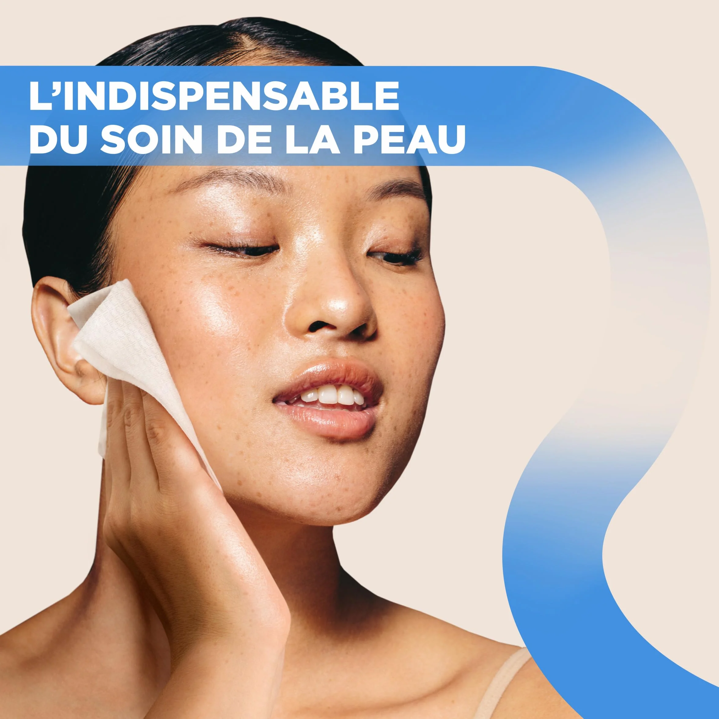Demak'Up Fraîcheur Lingettes à démaquiller Visage et Yeux Peaux Mixtes à Grasses 3x25
