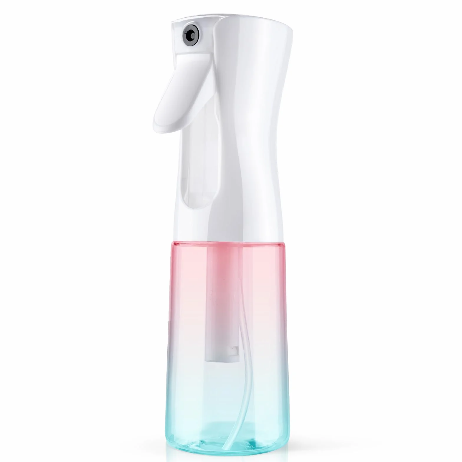 Bouteille de Vaporisateur pour Cheveux 200ml Rechargeable Vide Réutilisable Rose + Vert