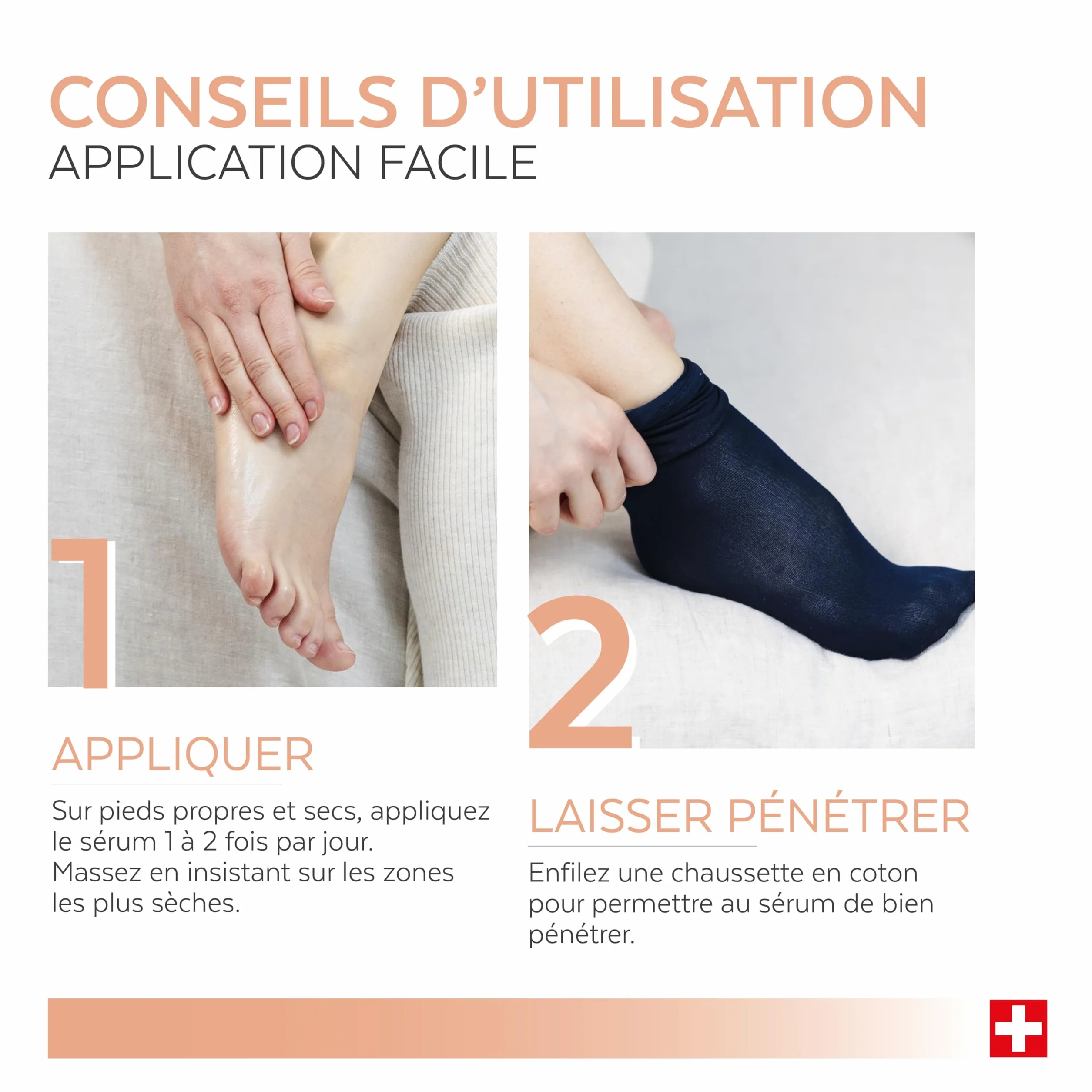 PODERM Sérum Mycose Pieds Athlète au Tea Tree | Répare et Apaise les Irritations, les Démangeaisons et la Desquamation | Post-Mycose, Psoriasis, Eczéma | Soin des Pieds | Fabriqué en Suisse.
