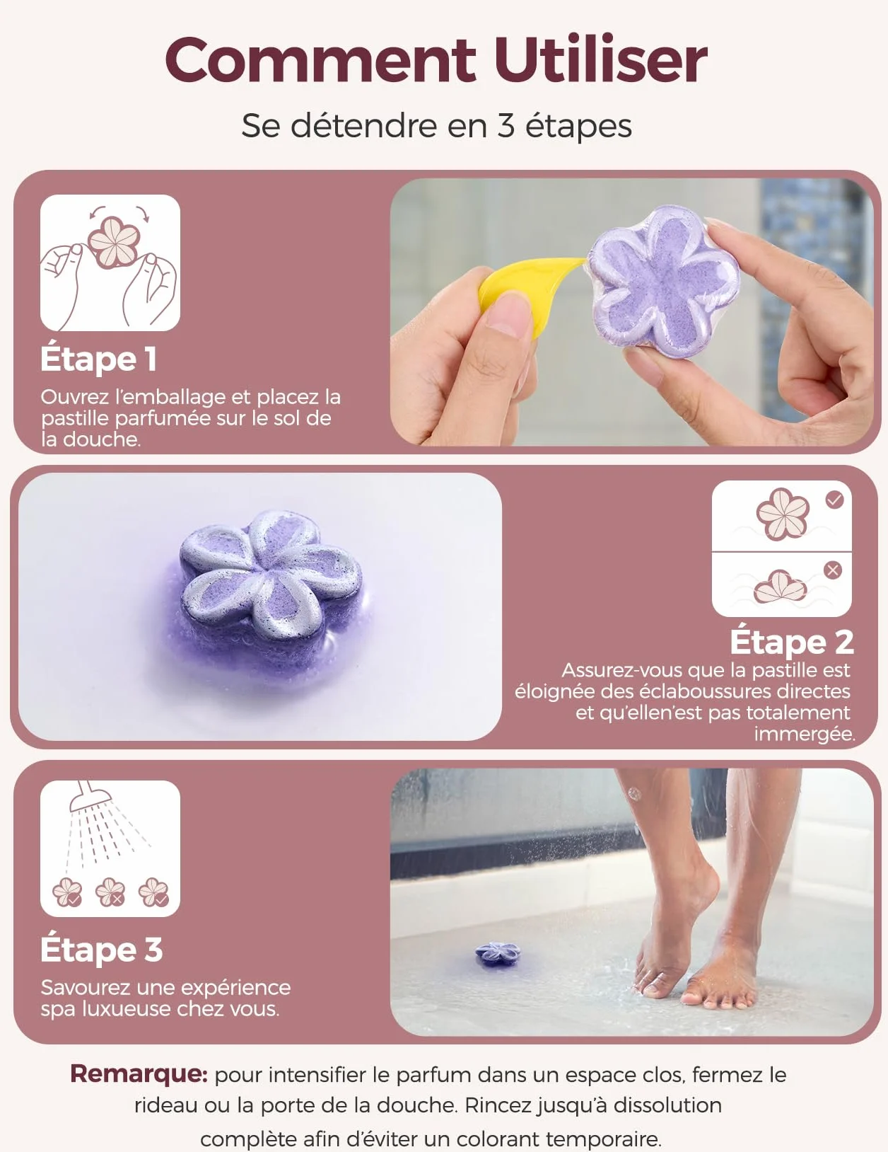 Momcozy Lot de 14 Bombes de Douche Aromathérapie 7 Parfums Floraux Expérience Spa à Domicile Idée Cadeau Formule Douce