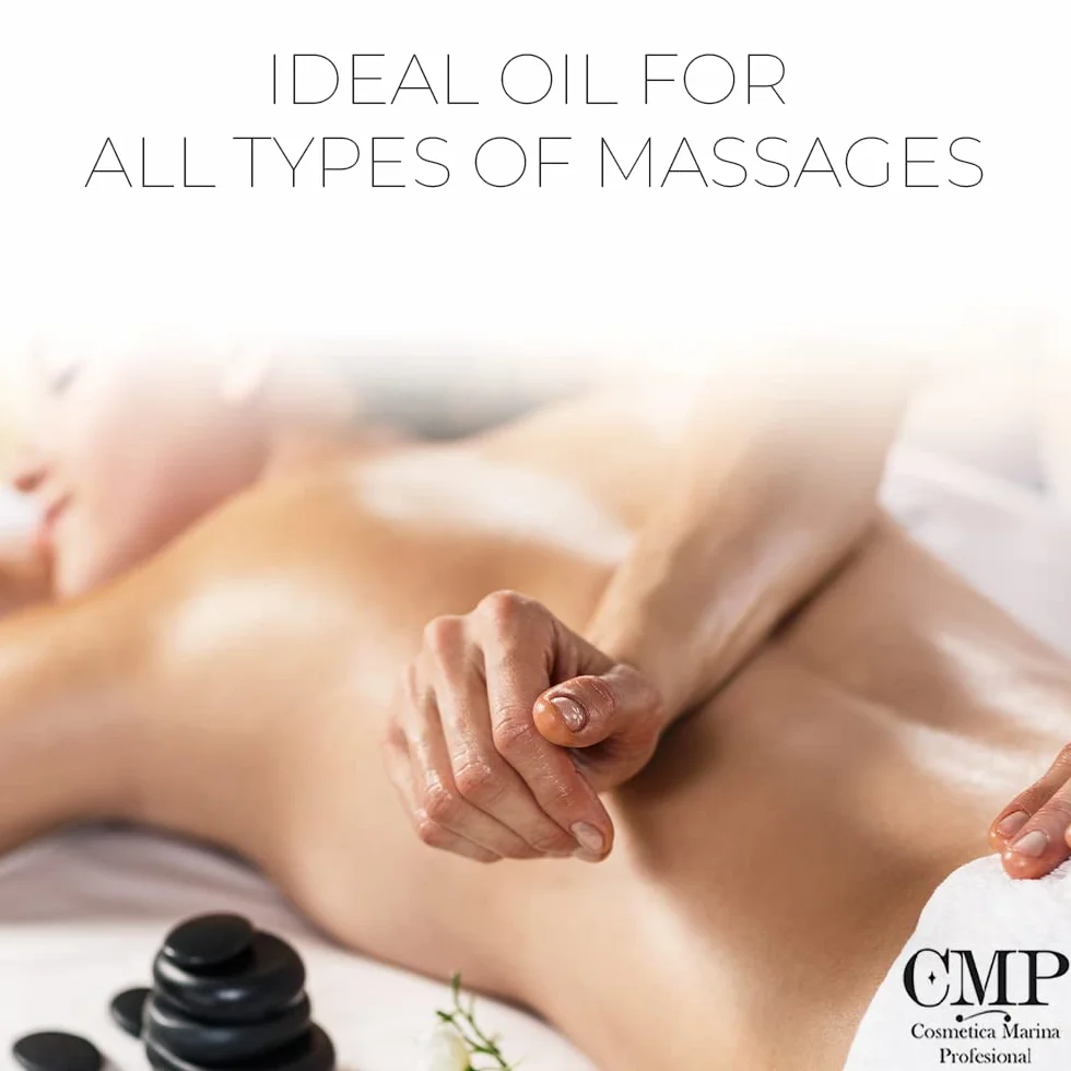 Huile de Massage Professionnelle 1000 ml avec Distributeur