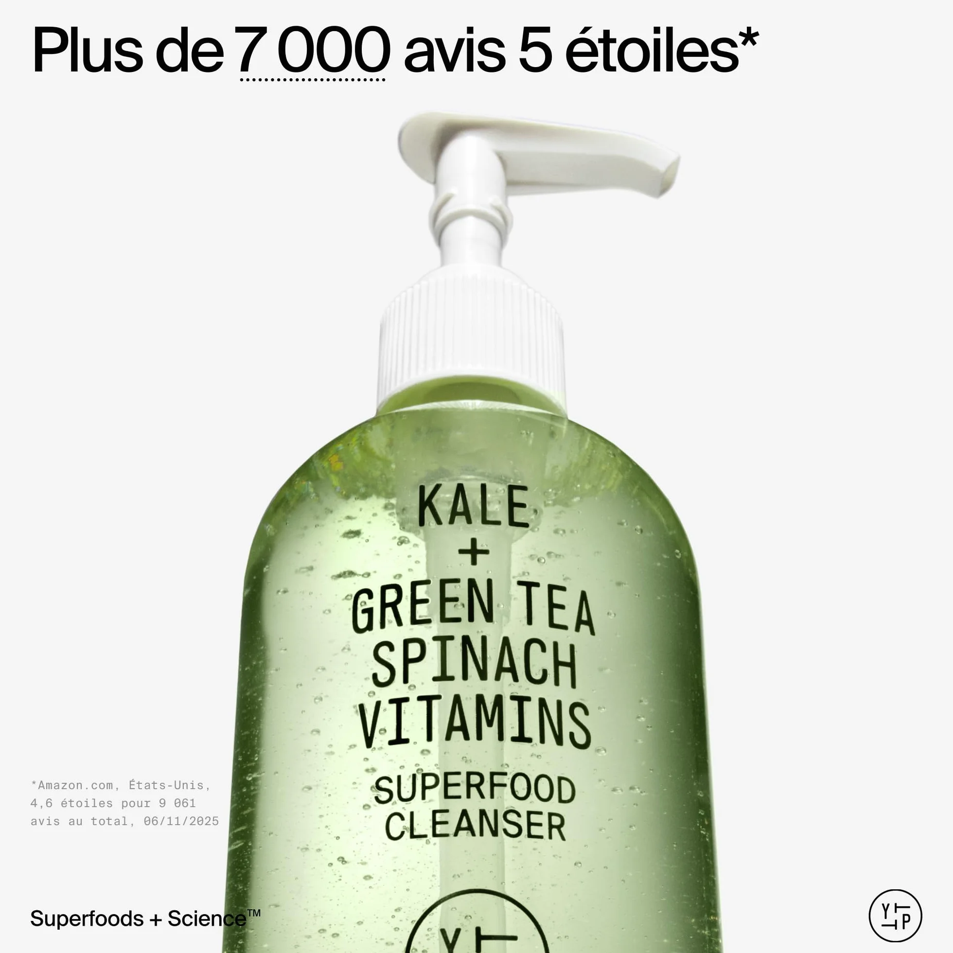 Youth To The People Superfood Cleanser, Nettoyant Visage, Recharge 500 ml
