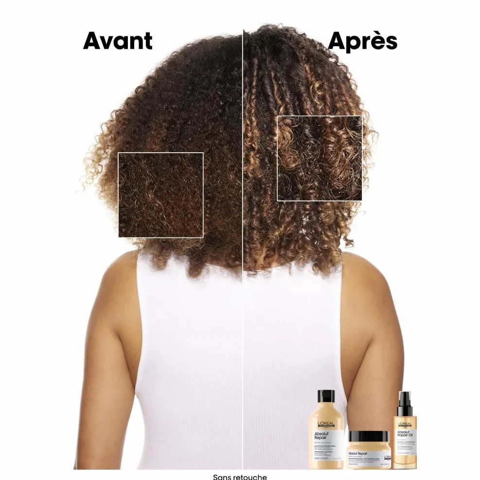 L'OREAL PROFESSIONNEL Absolut Repair Restructuration Instantanée Cheveux Secs Abîmés Protéines de Blé