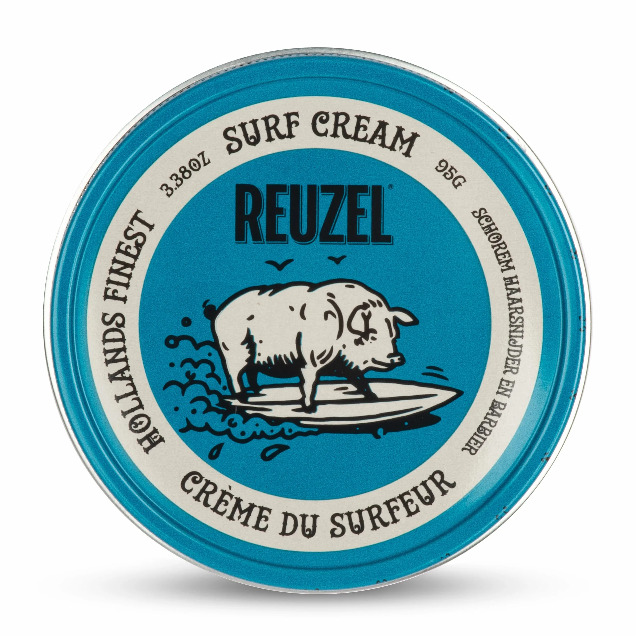 Reuzel Crème Surf, Pommade Crème Mate Pour Hommes, Crème Coiffante Flexible Tenue Légère 3,38 oz/95 g