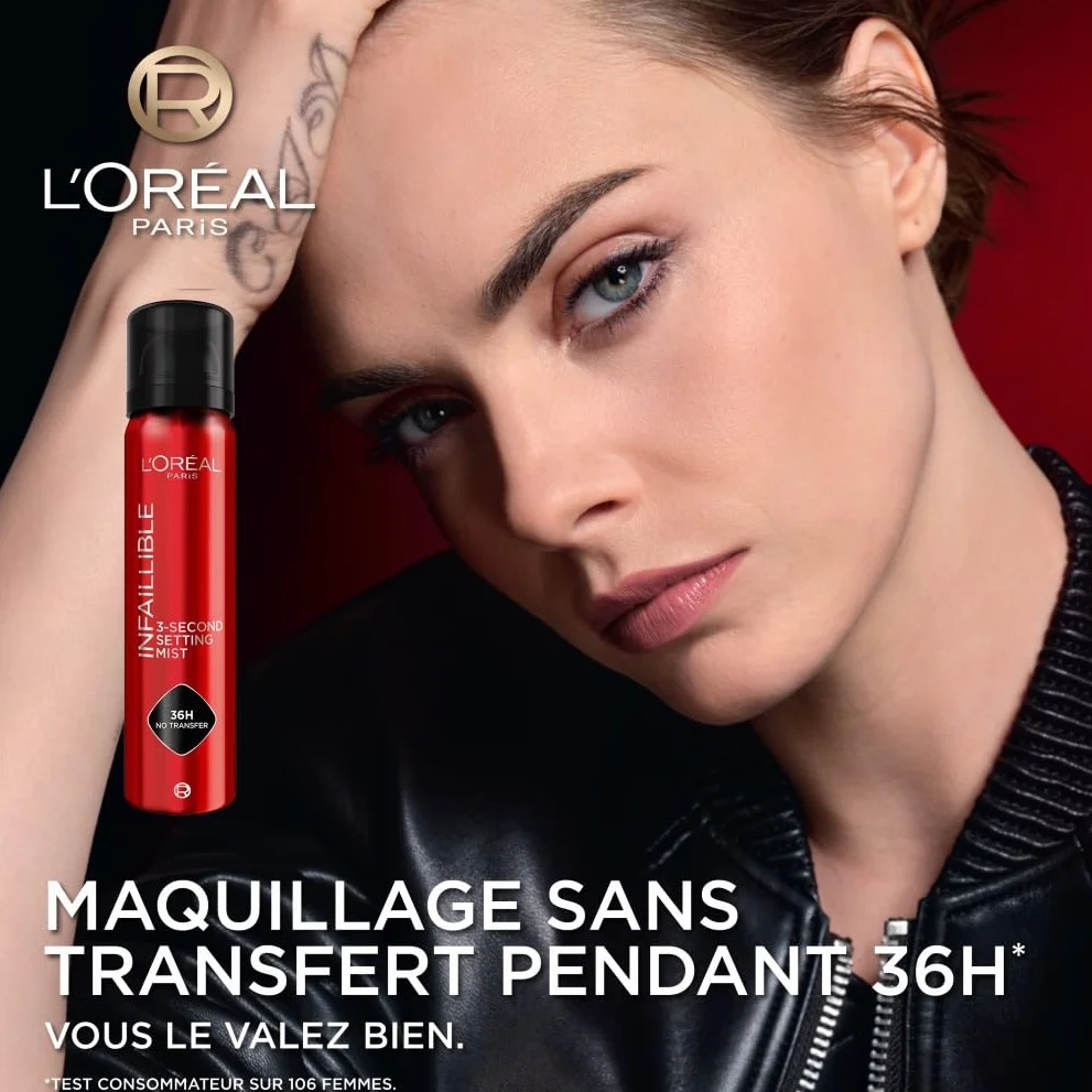 L'Oréal Paris Fixateur de Maquillage Waterproof Infaillible Tenue 36h Format XL 150 ml