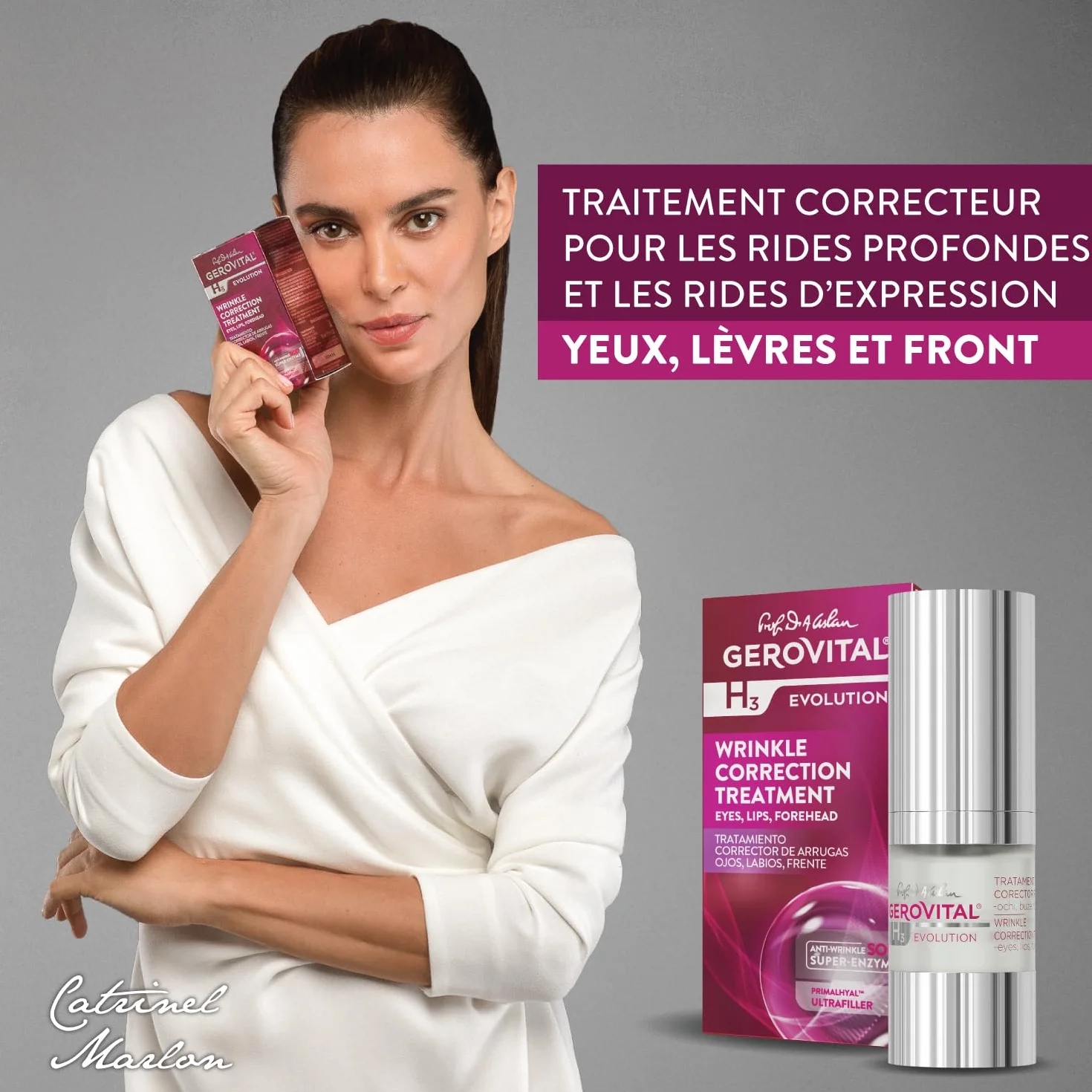 Gerovital H3 Evolution Sérum Anti Rides Contour des Yeux 15 ml Acide Hyaluronique Vitamines A et E