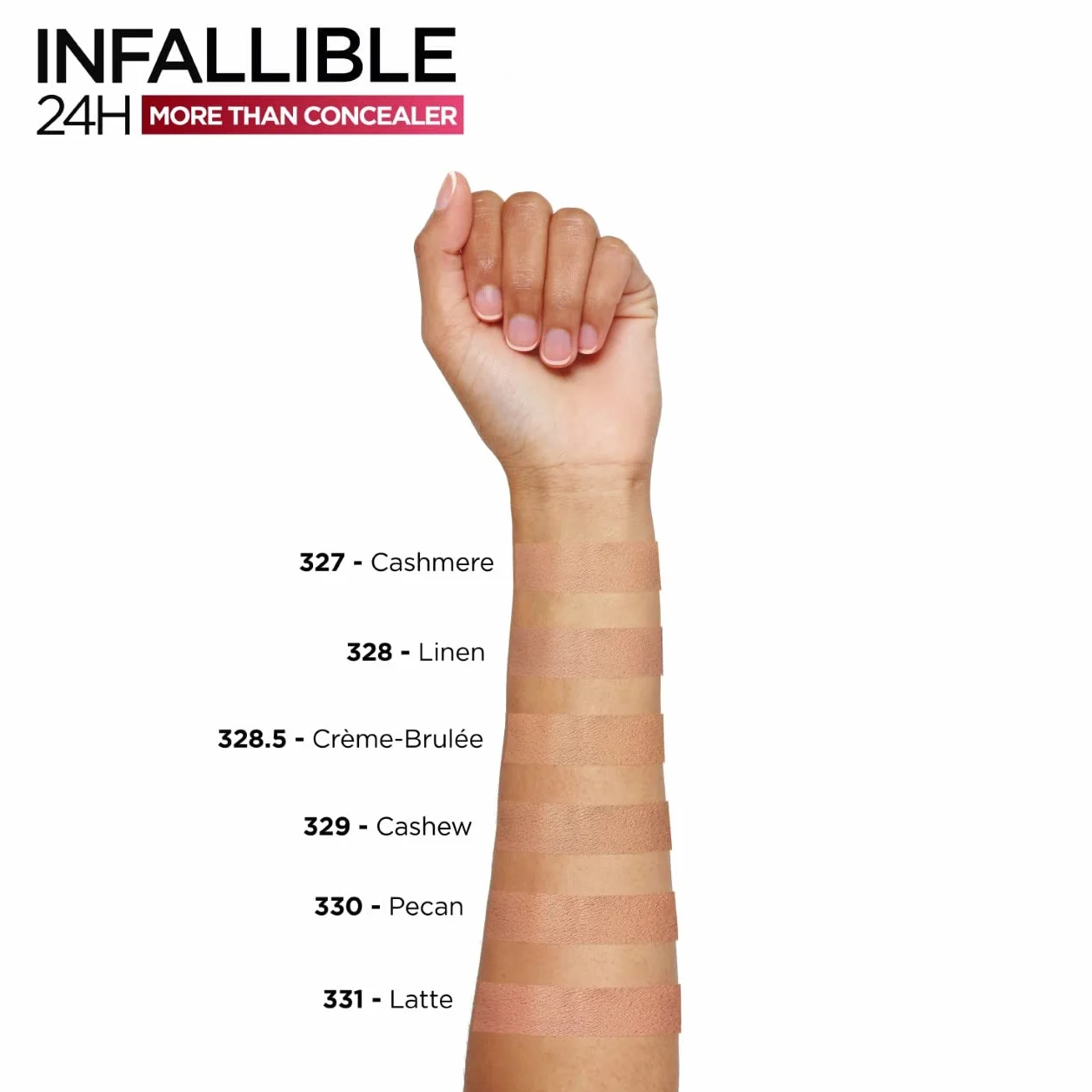 L’Oréal Paris Infaillible More Than Concealer Correcteur 2 en 1 Cajou 329