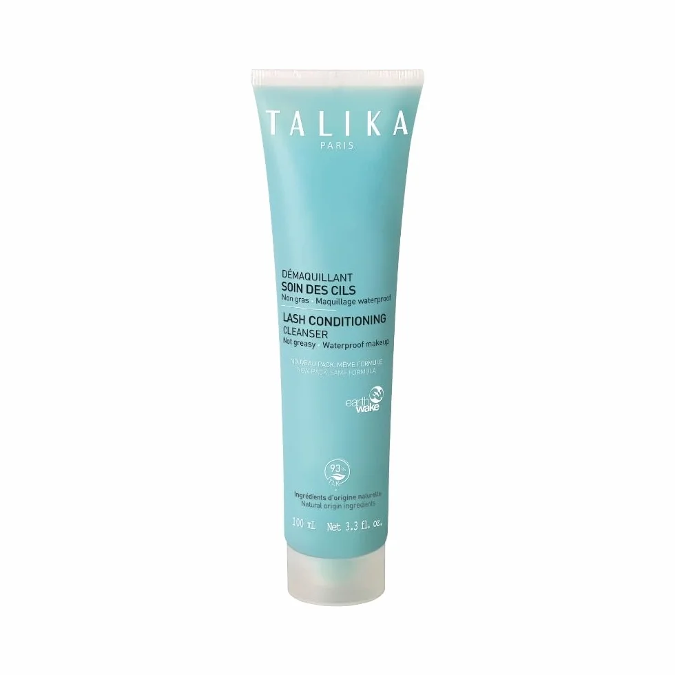 Talika Gel démaquillant sans rinçage pour yeux sensibles et cils fragiles, non gras, waterproof