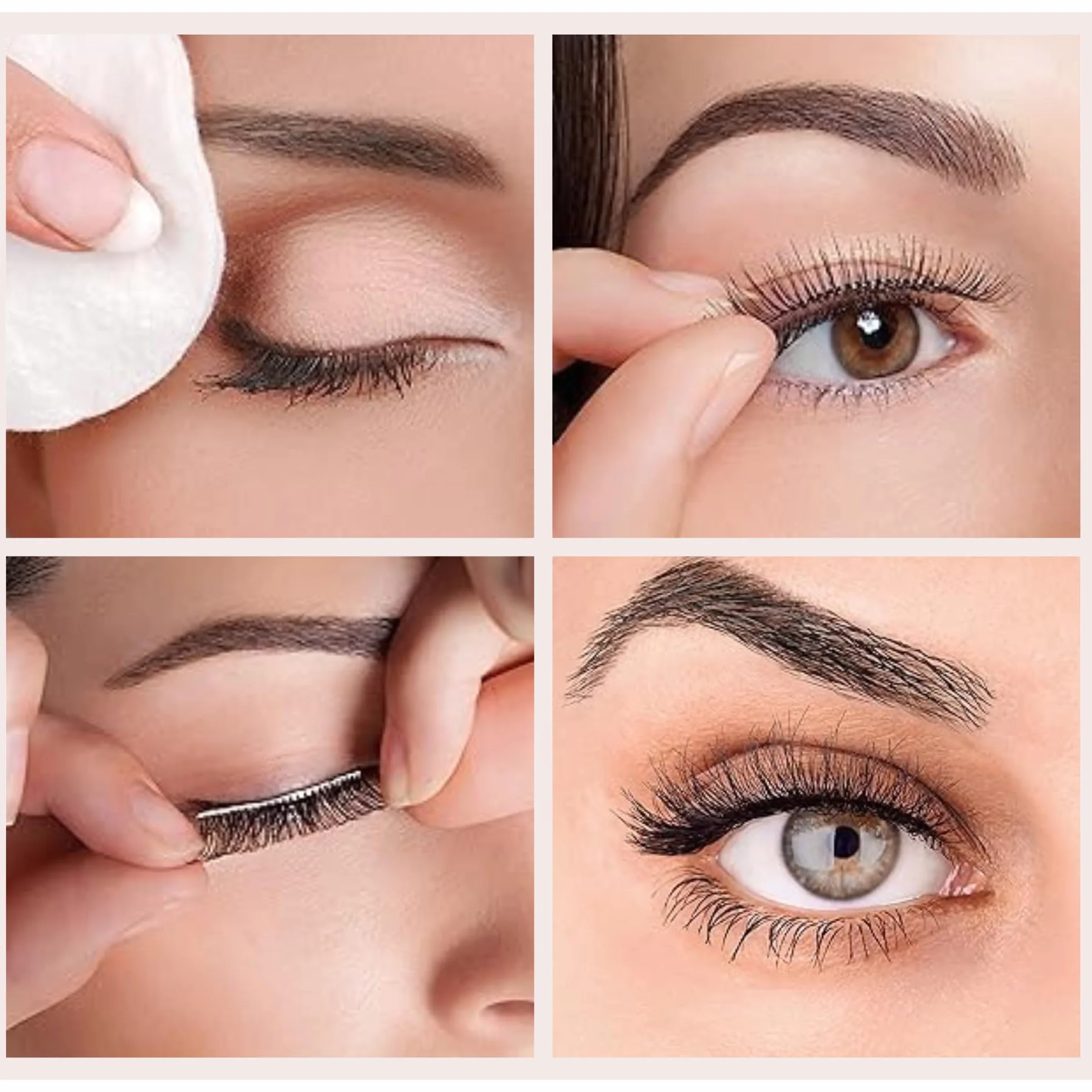 Colle DUO résistante à l'eau pour cils et sourcils, vegan (1 duo green)