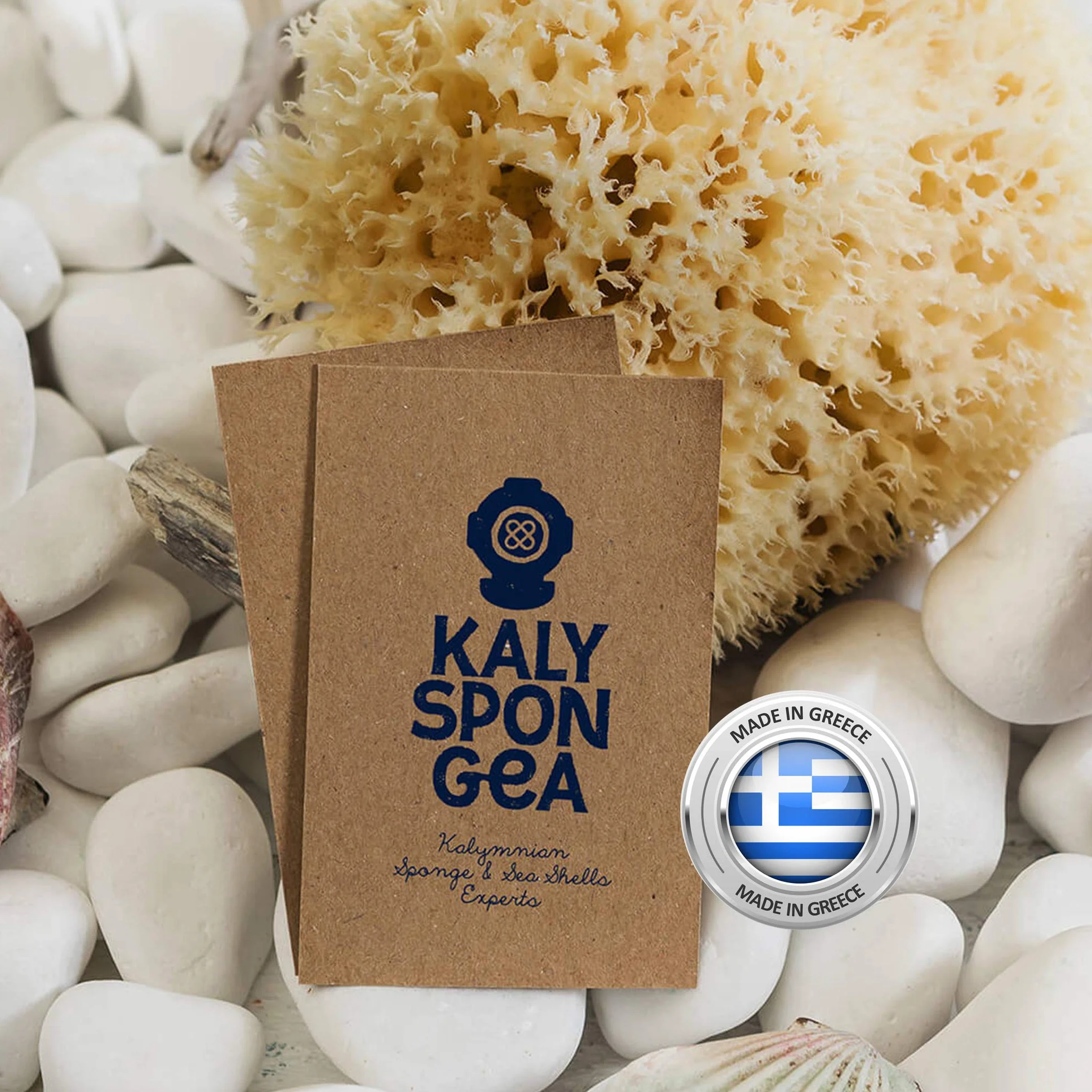 Éponge de mer 100% Naturelle Bio Grande 12-13 cm exfoliante de bain pour le corps
