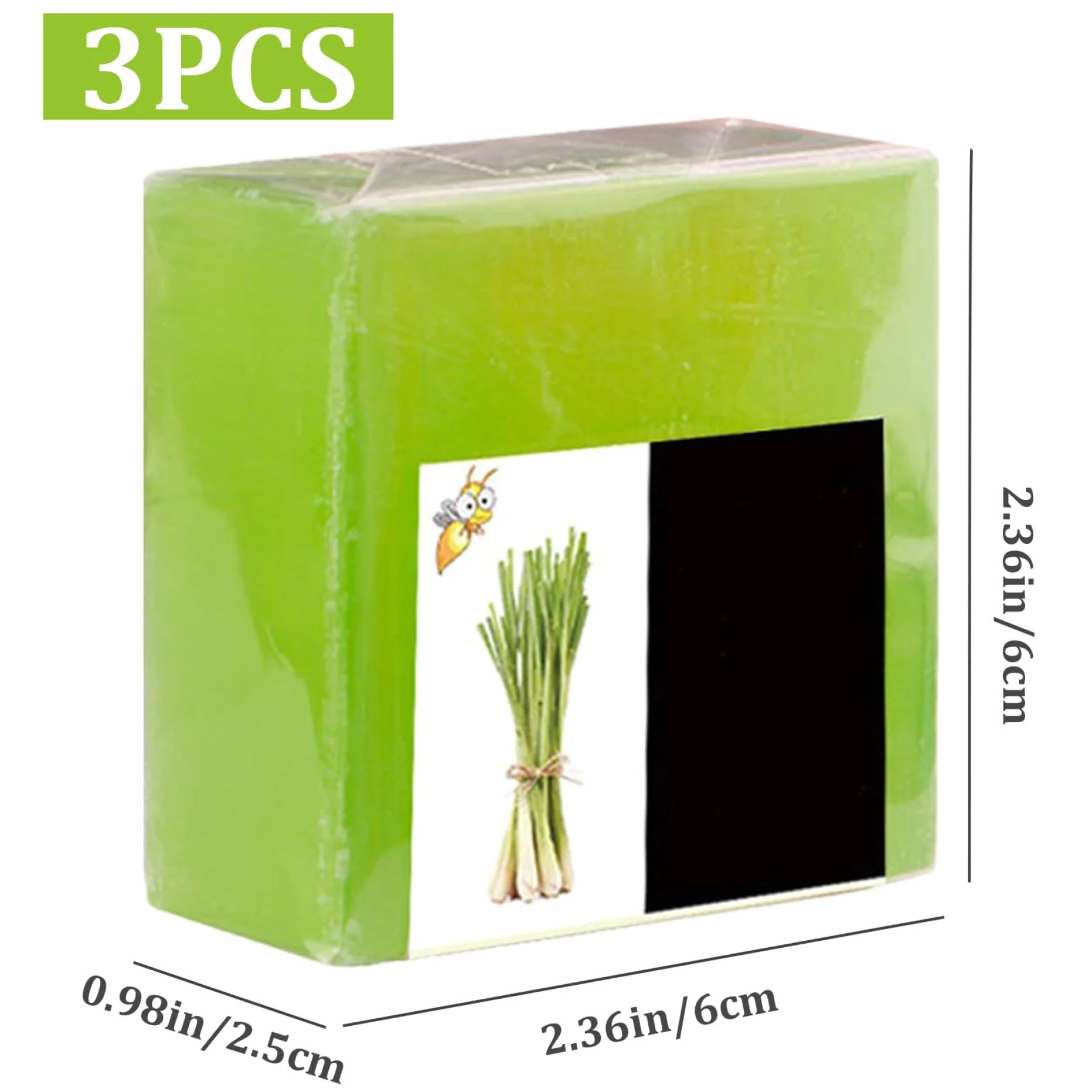 Savon Citronella Naturel 100g 3pcs pour le Corps et le Visage