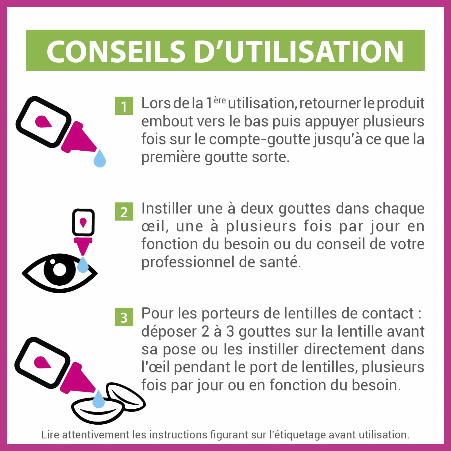 DACRYO® Hydratation des yeux secs Solution ophtalmique Acide Hyaluronique gel d'aloe vera 10ml