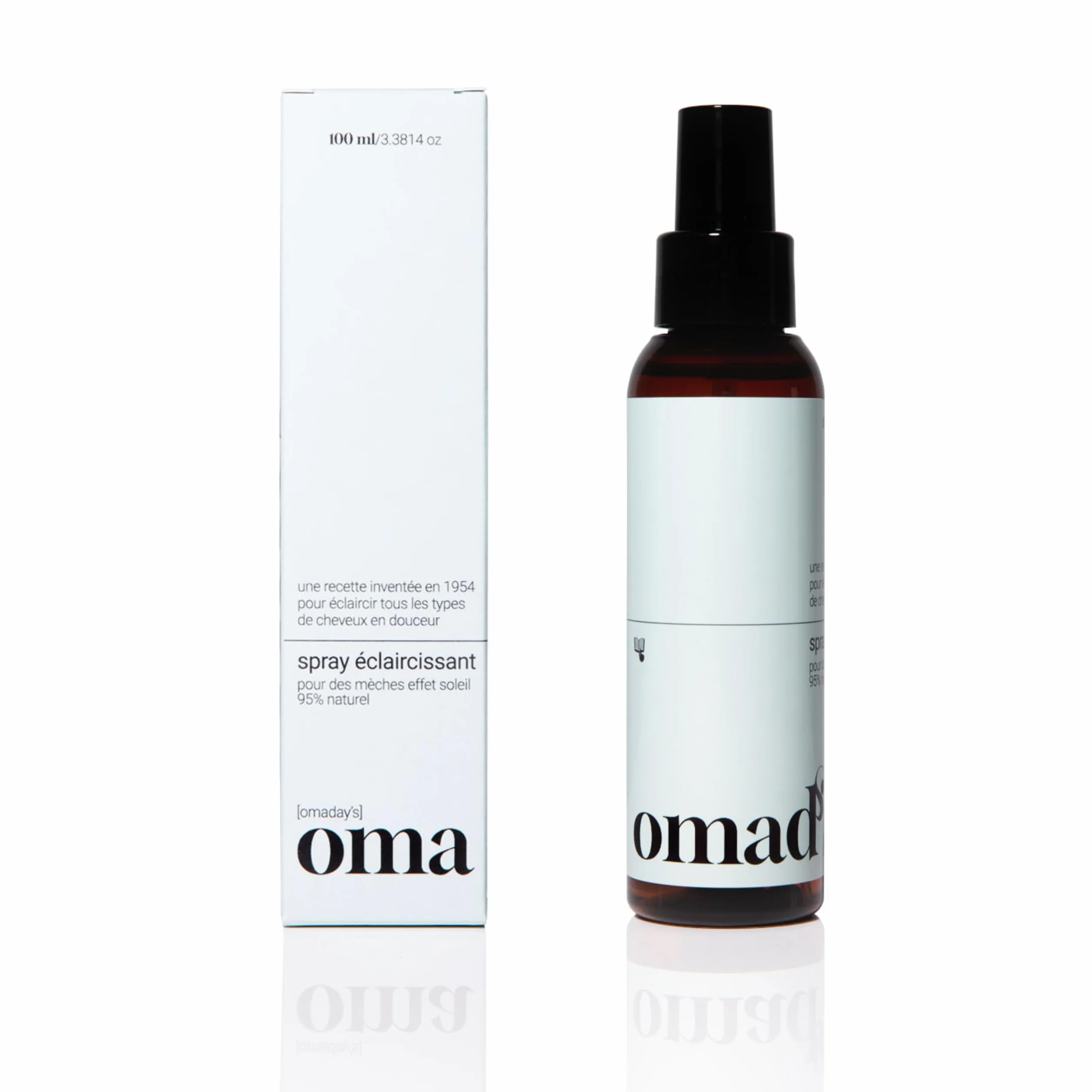 Omad's Spray Eclaircissant Cheveux pour des Mèches Ensoleillées - Eclaircit Jusqu’à 3 tons en 3 applications - Tous Types de Cheveux (Blond, Brun, Mechés) - Ingrédients 95% Naturels